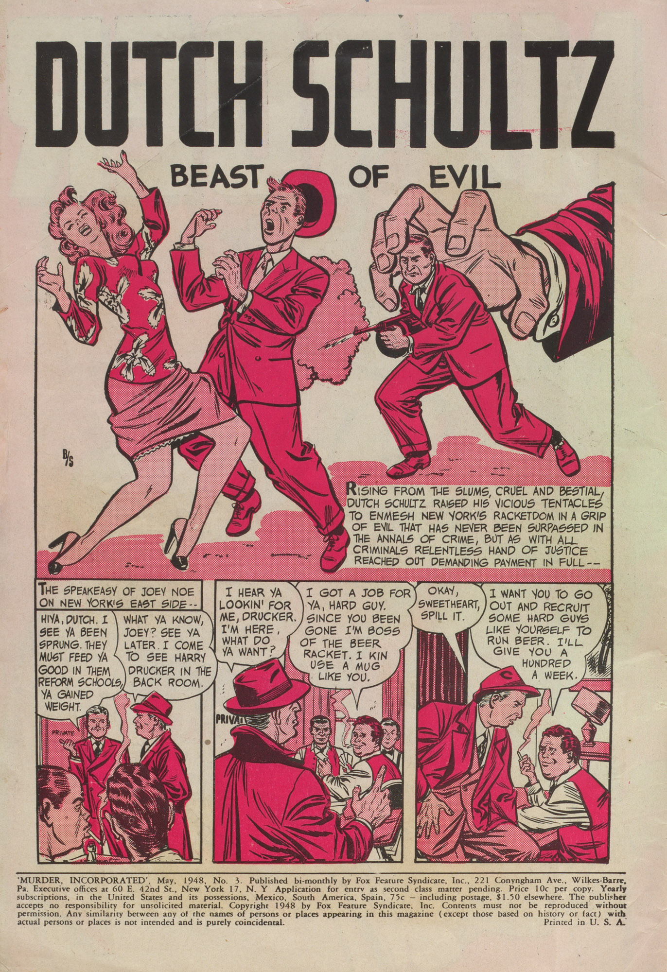 Read online Murder Incorporated (1948) comic -  Issue #3 - 2