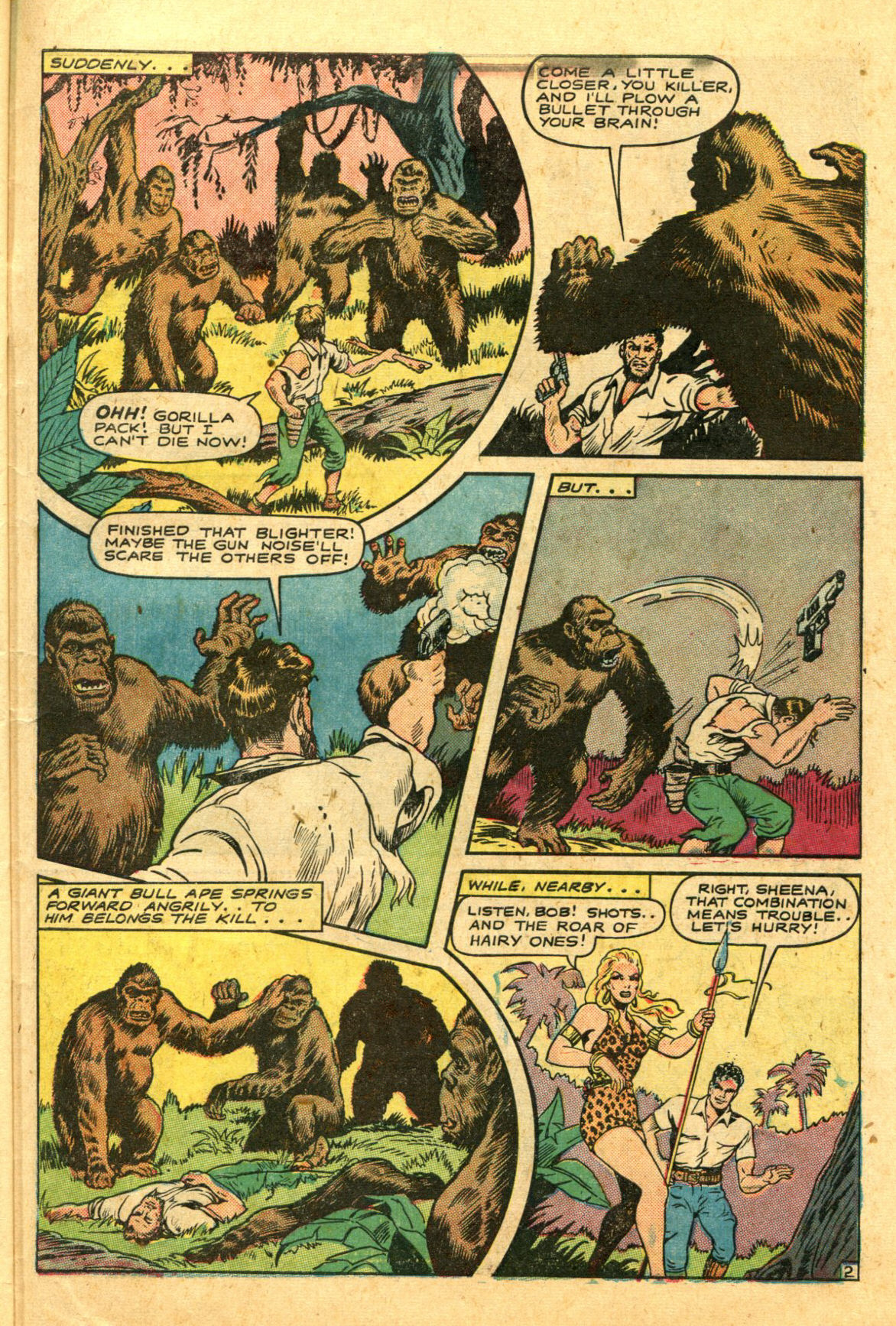 Read online Sheena, Queen of the Jungle (1942) comic -  Issue #6 - 41