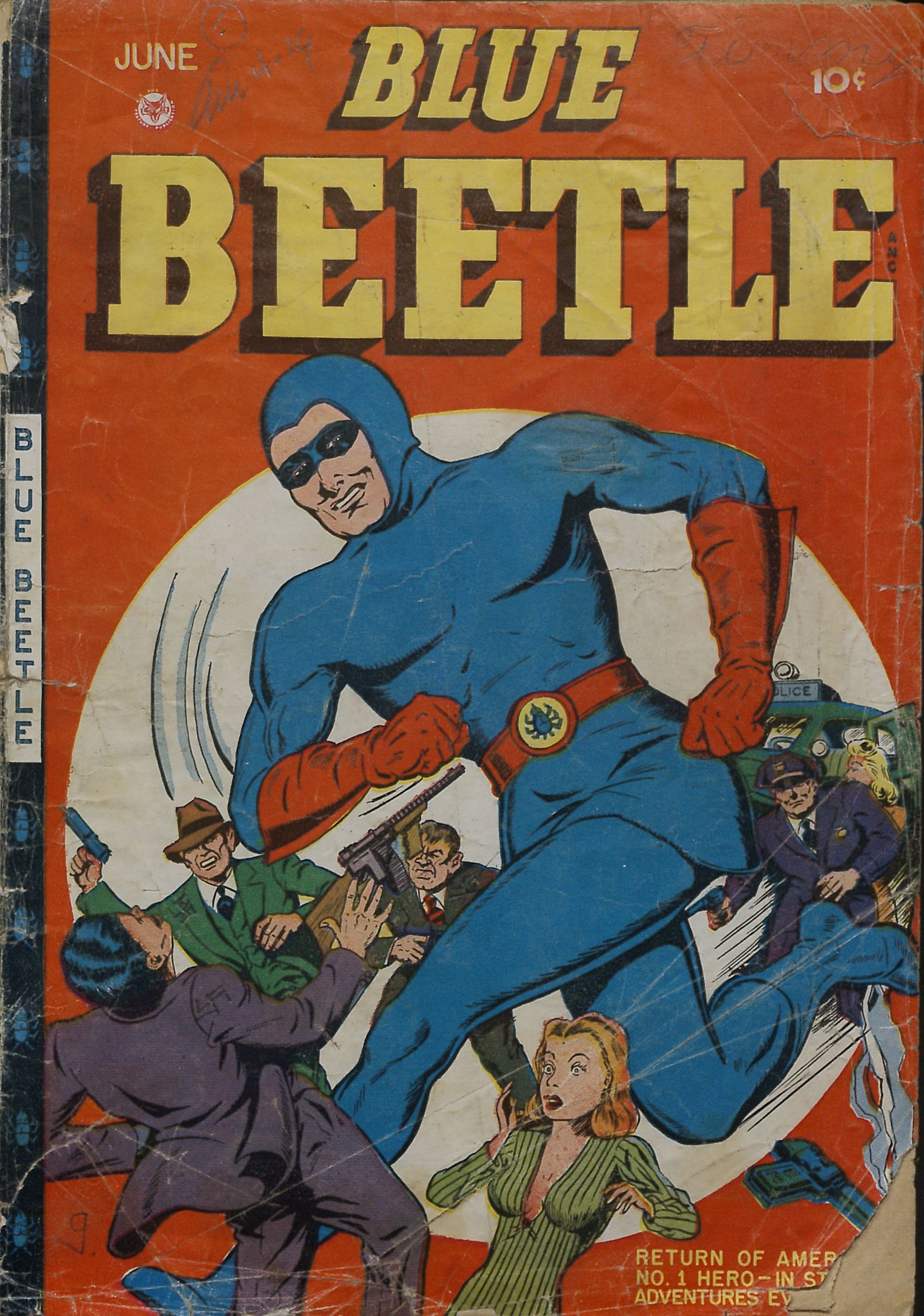 Read online The Blue Beetle comic -  Issue #45 - 2
