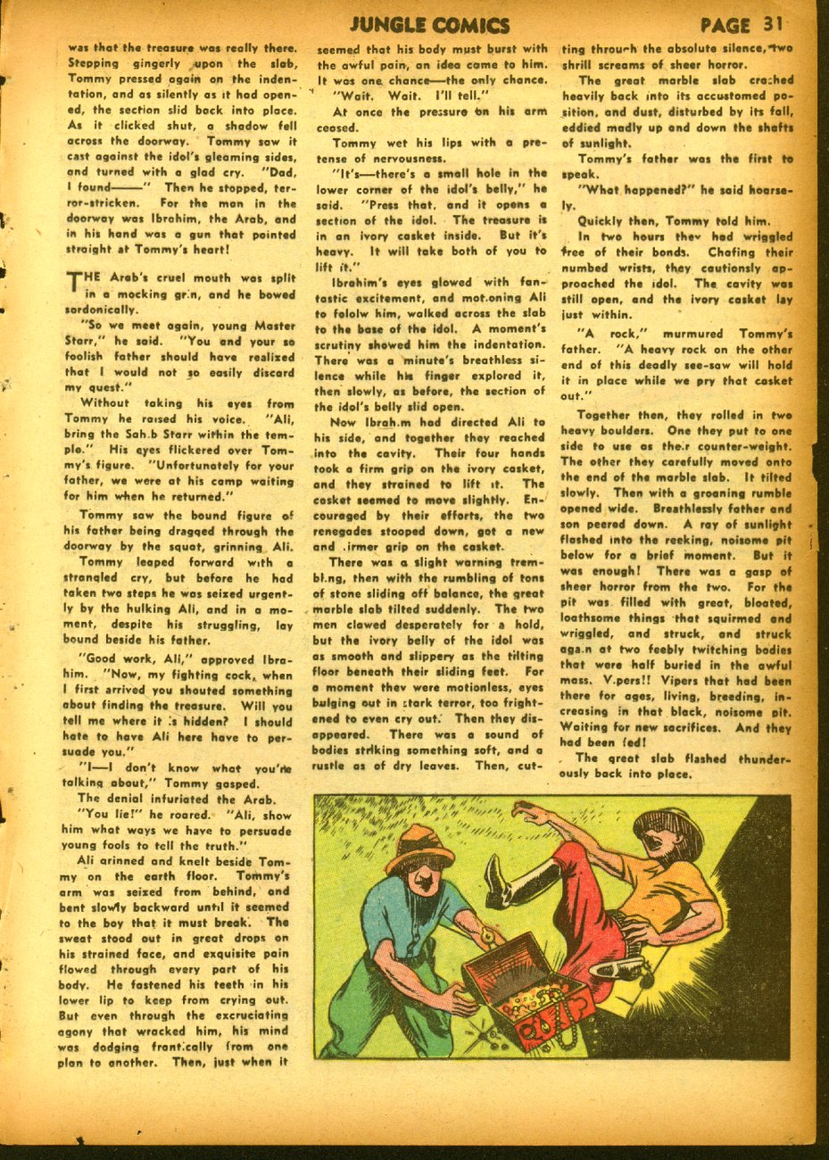 Read online Jungle Comics comic -  Issue #19 - 33