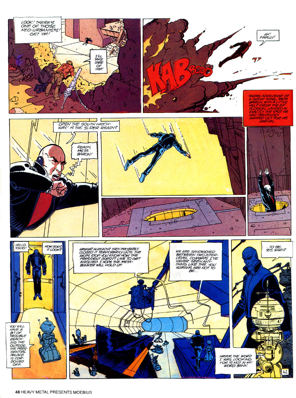 Read online Heavy Metal Presents Moebius comic -  Issue # Full - 49