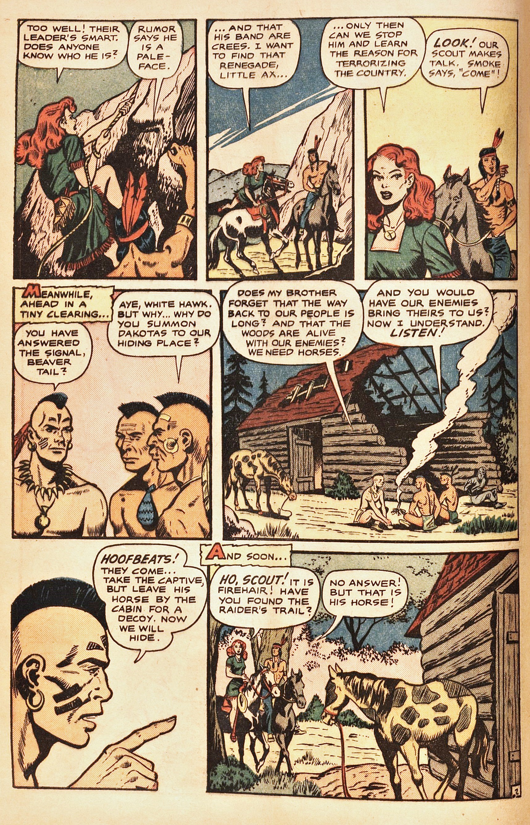 Read online Firehair (1951) comic -  Issue #7 - 4