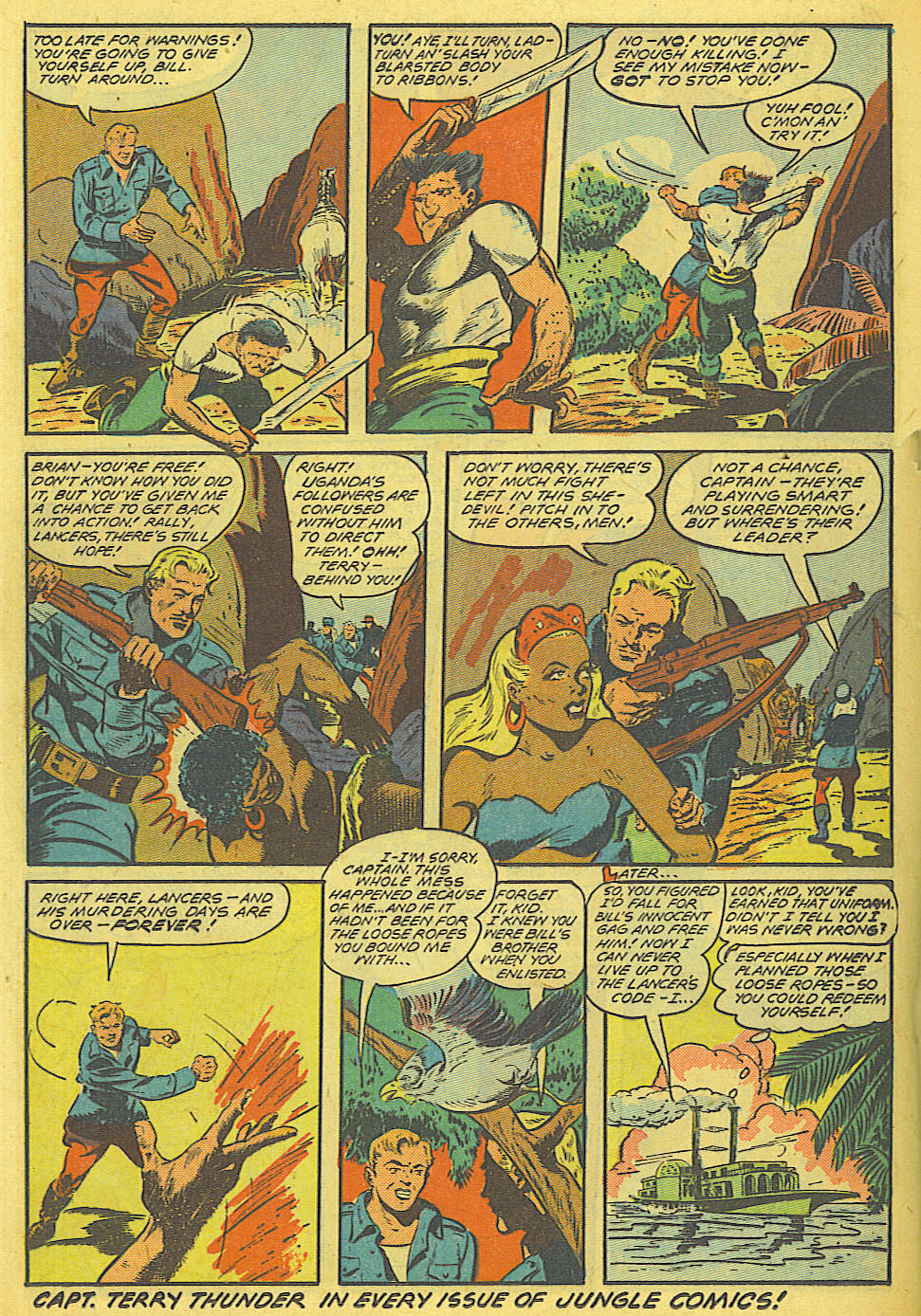 Read online Jungle Comics comic -  Issue #103 - 29