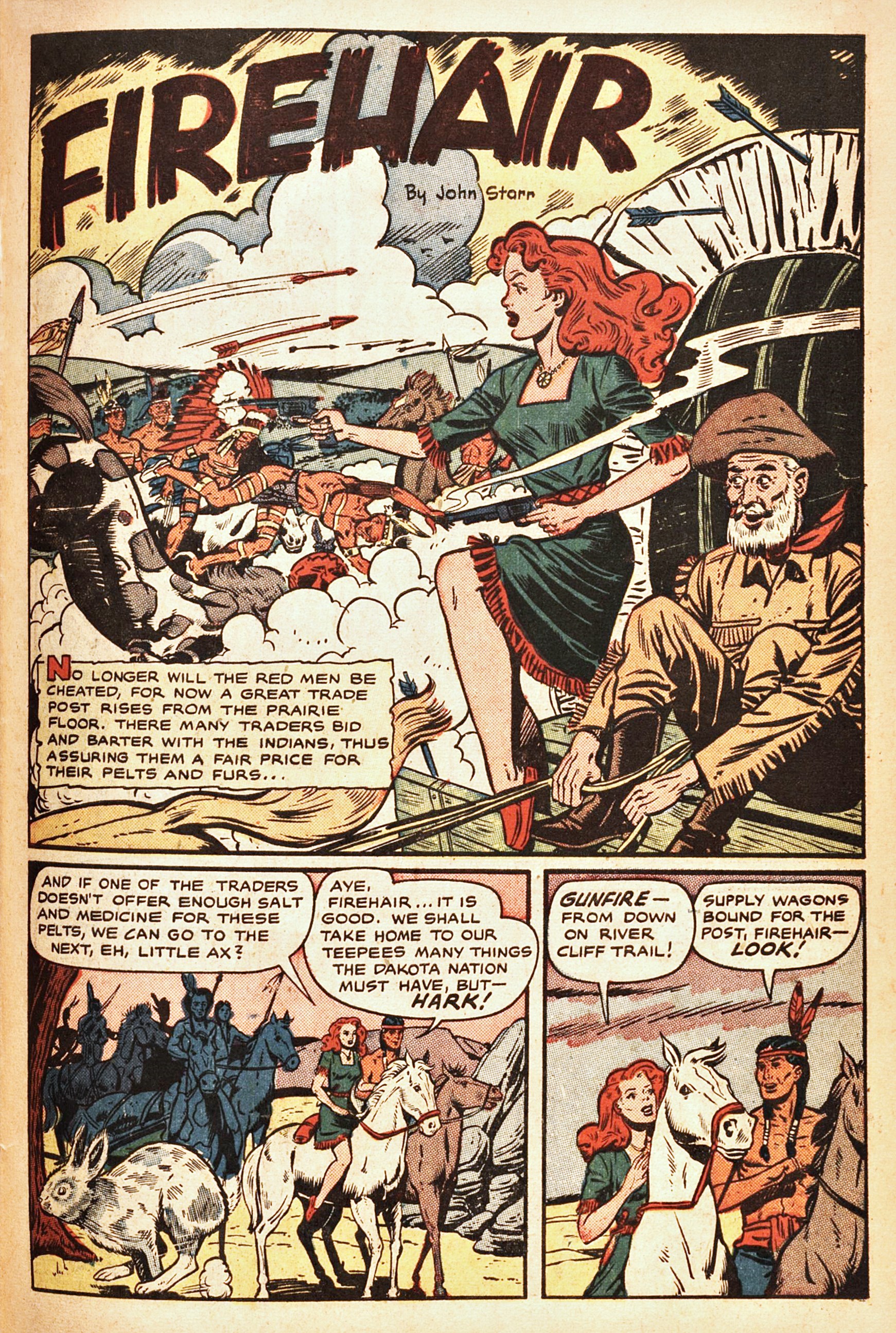 Read online Firehair (1951) comic -  Issue #7 - 27