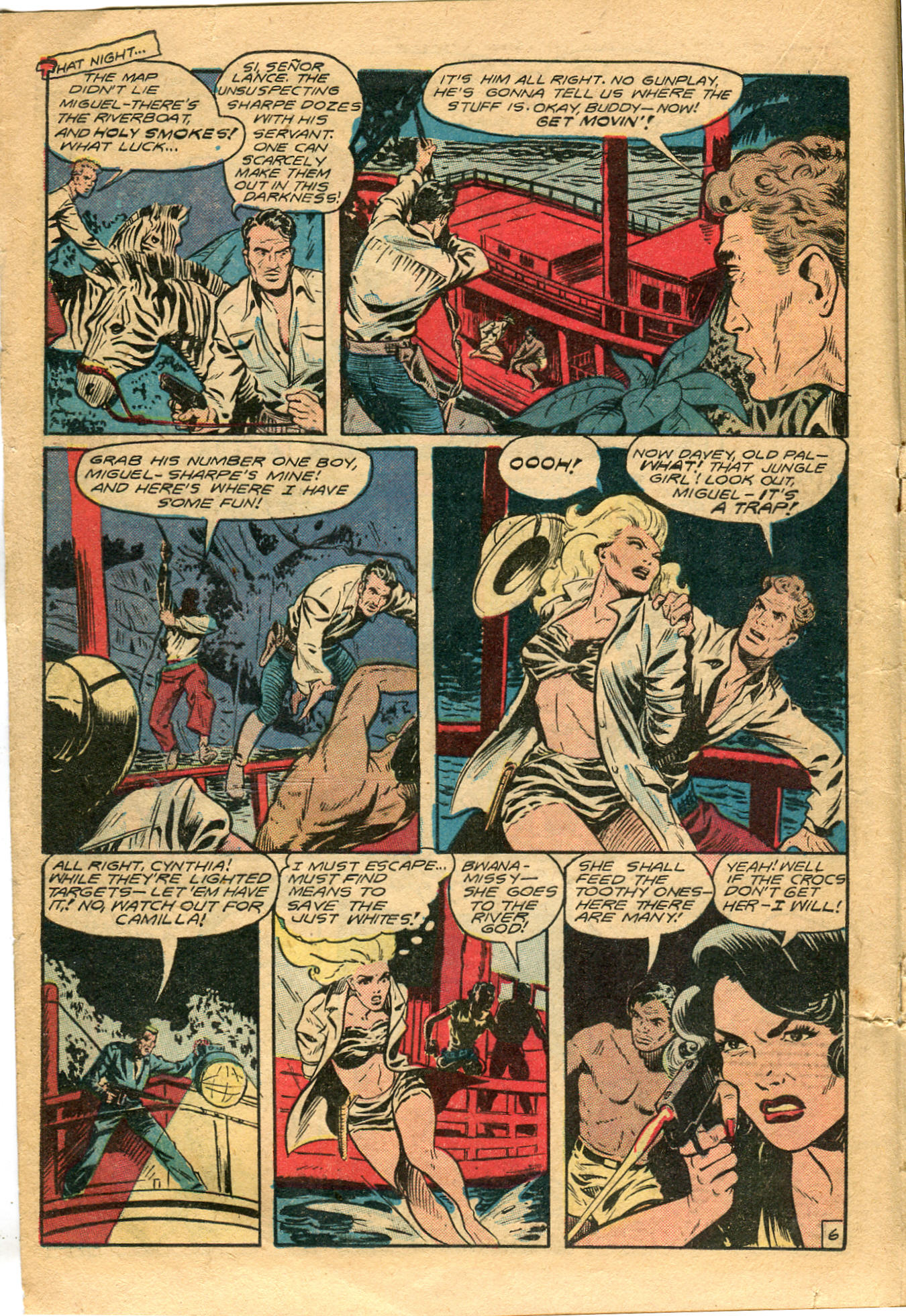 Read online Jungle Comics comic -  Issue #105 - 25