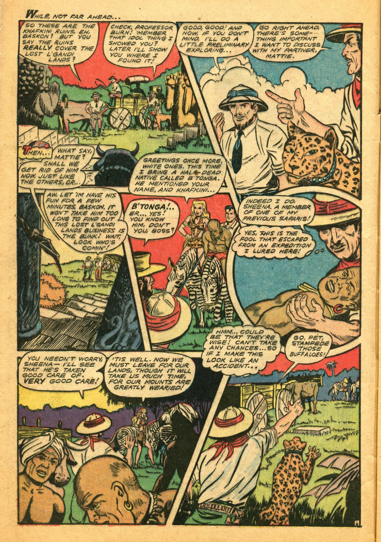 Read online Sheena, Queen of the Jungle (1942) comic -  Issue #5 - 8