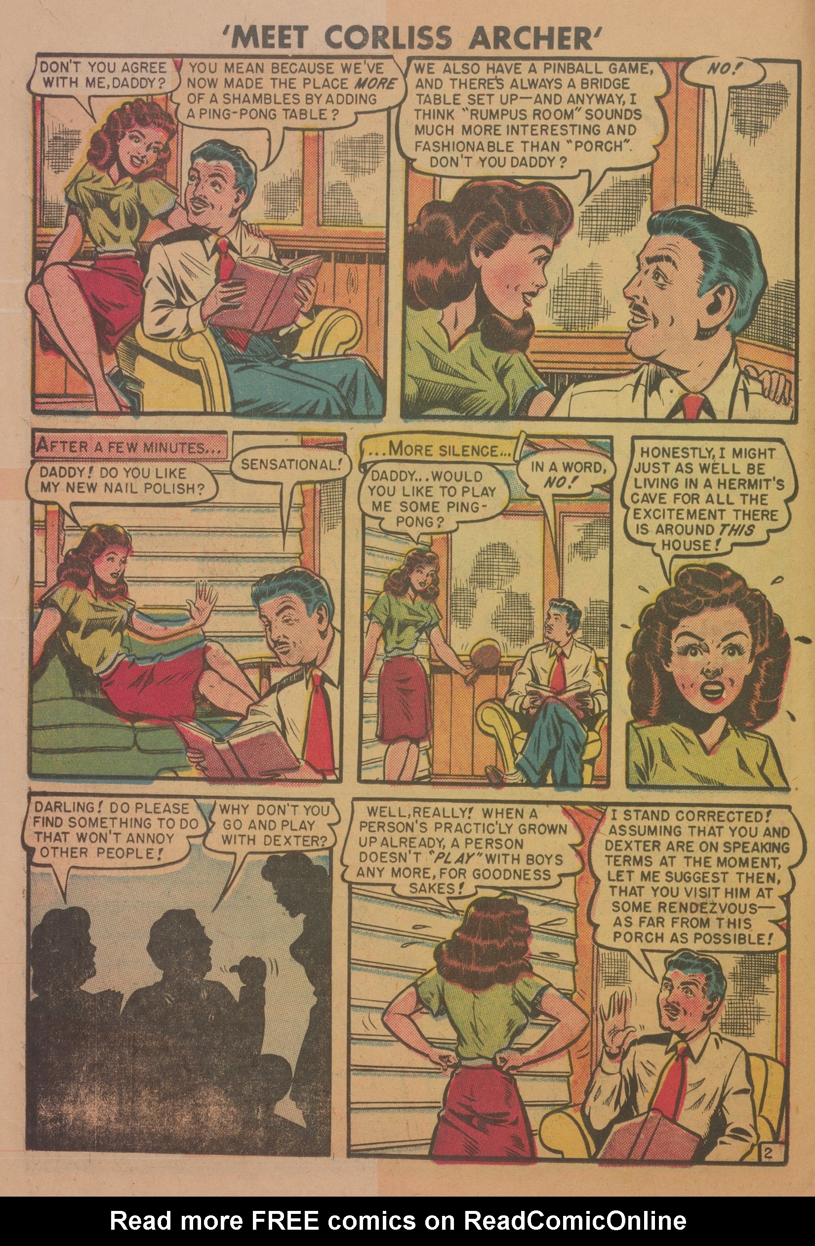 Read online Meet Corliss Archer comic -  Issue #1 - 14