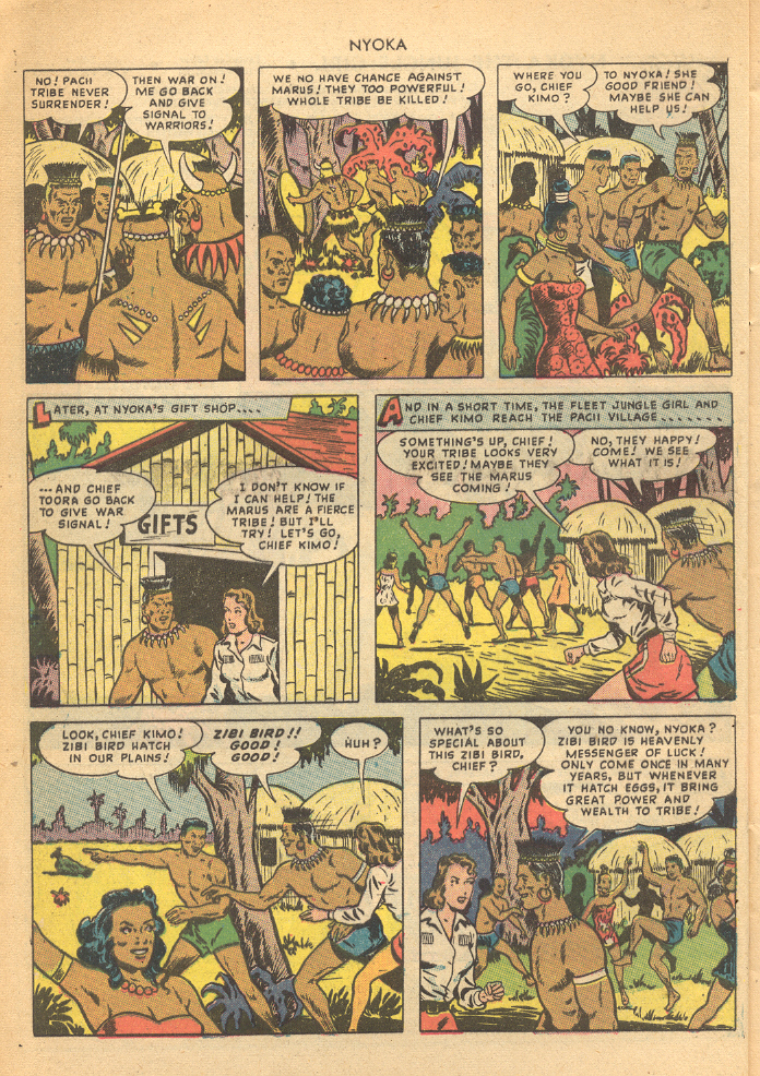 Read online Nyoka the Jungle Girl (1945) comic -  Issue #35 - 4