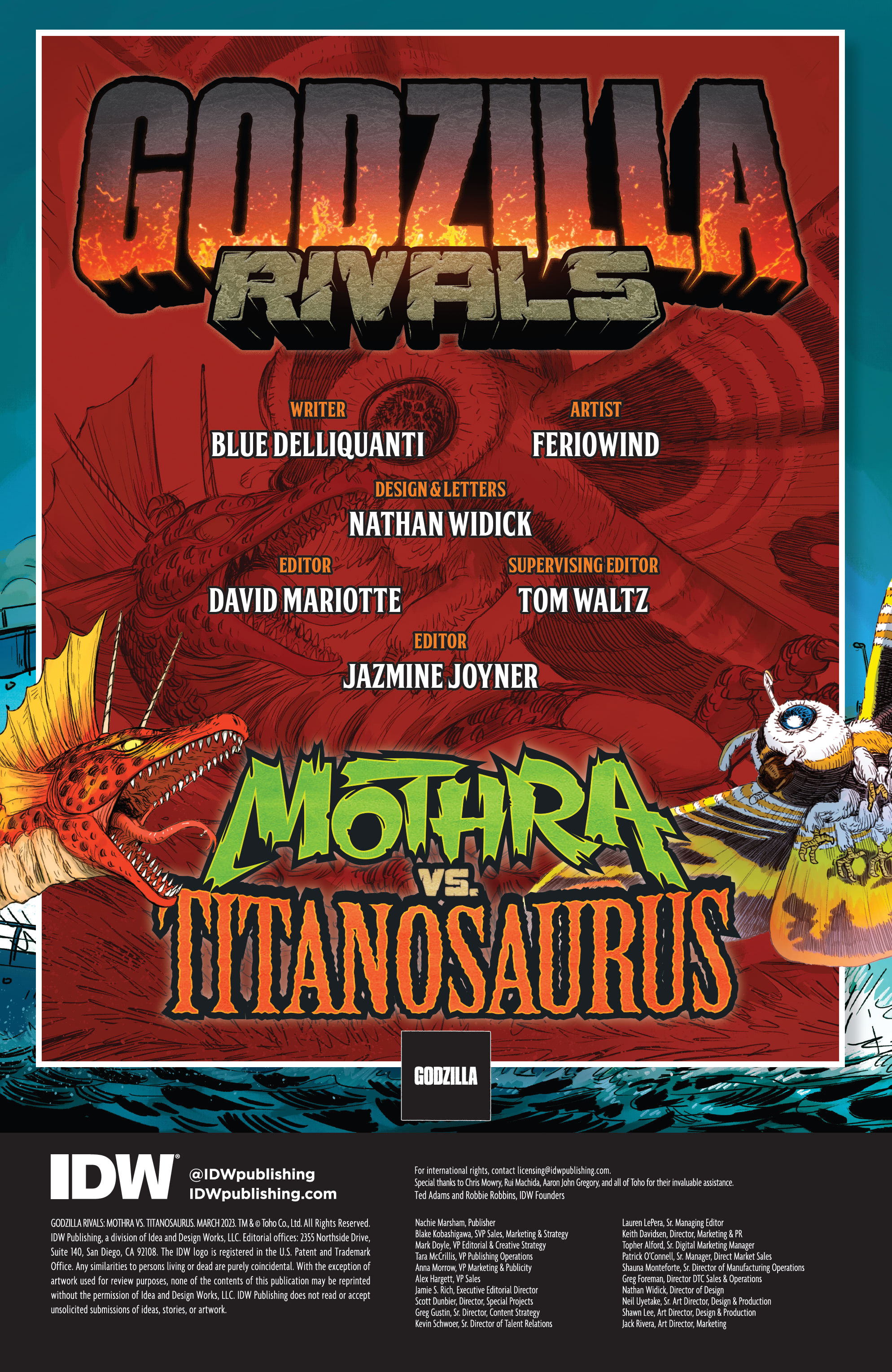 Read online Godzilla Rivals: Mothra Vs. Titanosaurus comic -  Issue # Full - 2