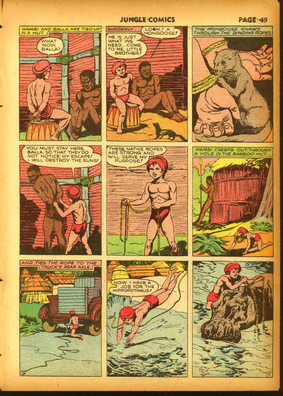 Read online Jungle Comics comic -  Issue #19 - 51