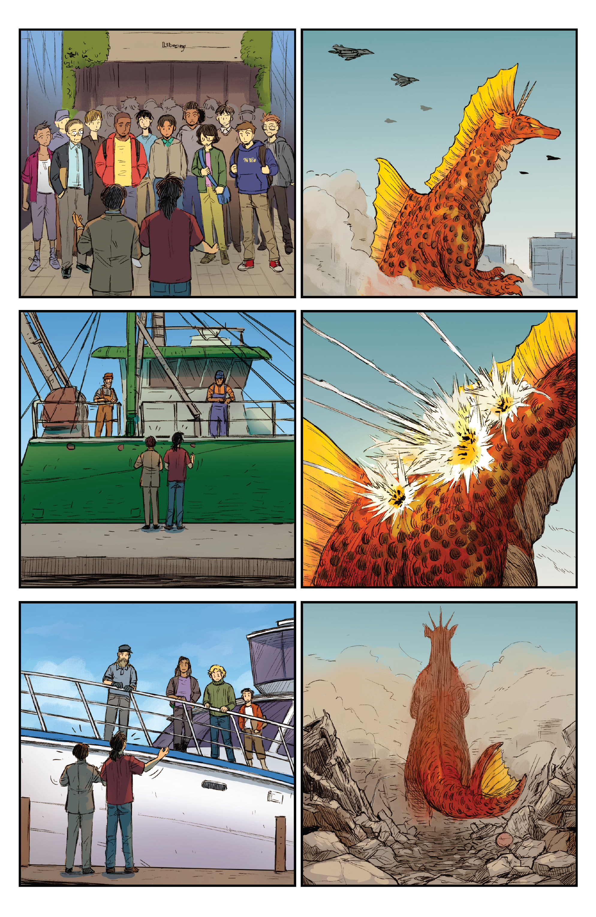 Read online Godzilla Rivals: Mothra Vs. Titanosaurus comic -  Issue # Full - 23