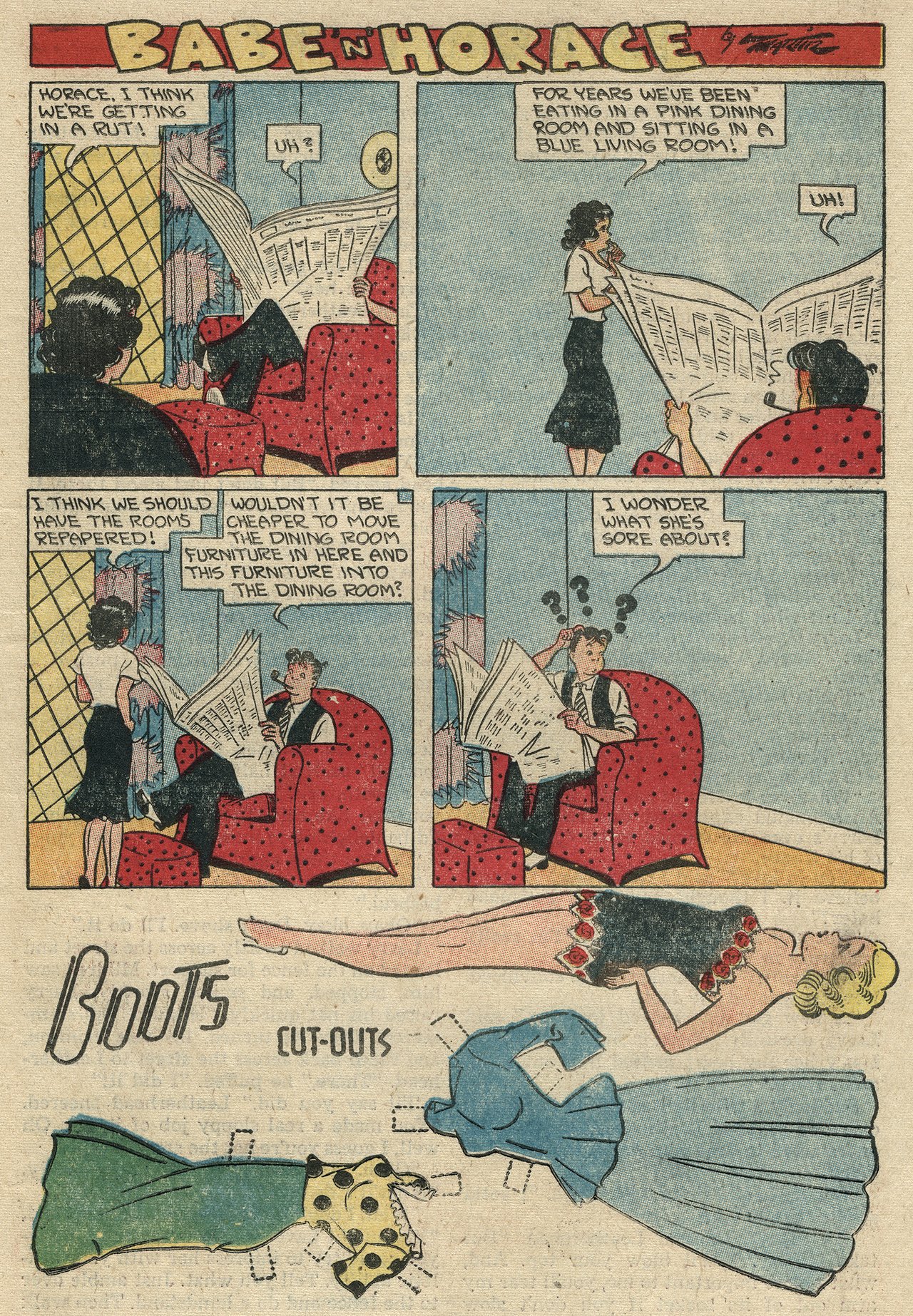 Read online Boots and Her Buddies (1955) comic -  Issue #2 - 19