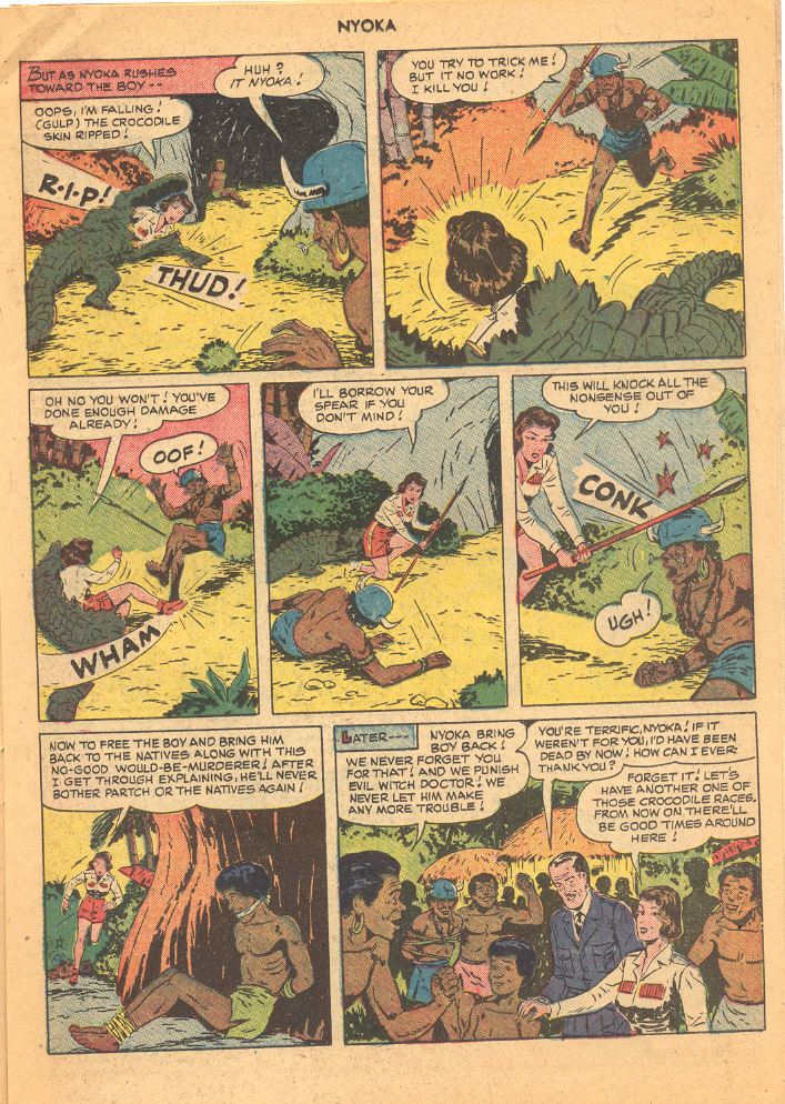 Read online Nyoka the Jungle Girl (1945) comic -  Issue #51 - 23