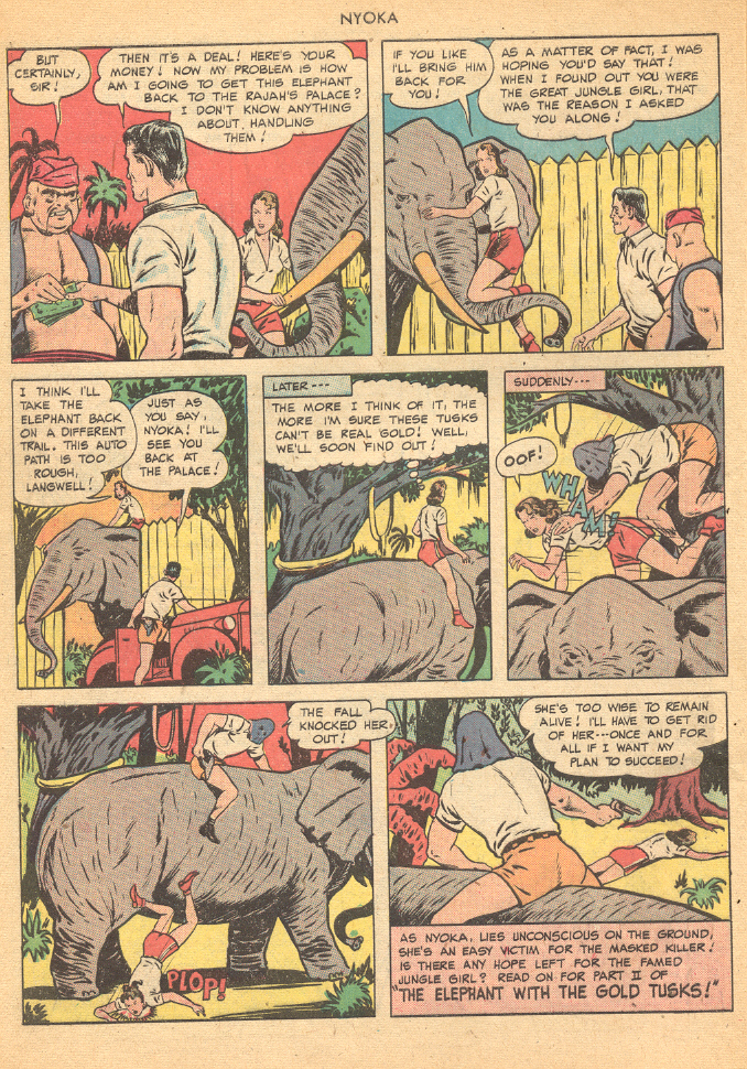 Read online Nyoka the Jungle Girl (1945) comic -  Issue #34 - 8