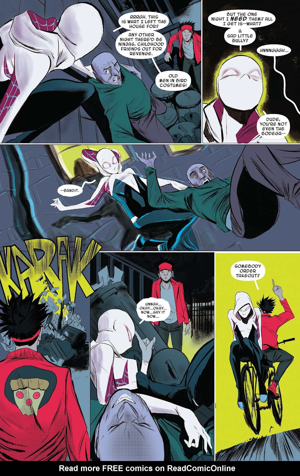 Spider-Gwen: Ghost-Spider Modern Era Epic Collection: Edge of Spider-Verse issue Weapon of Choice (Part 1) - Page 94