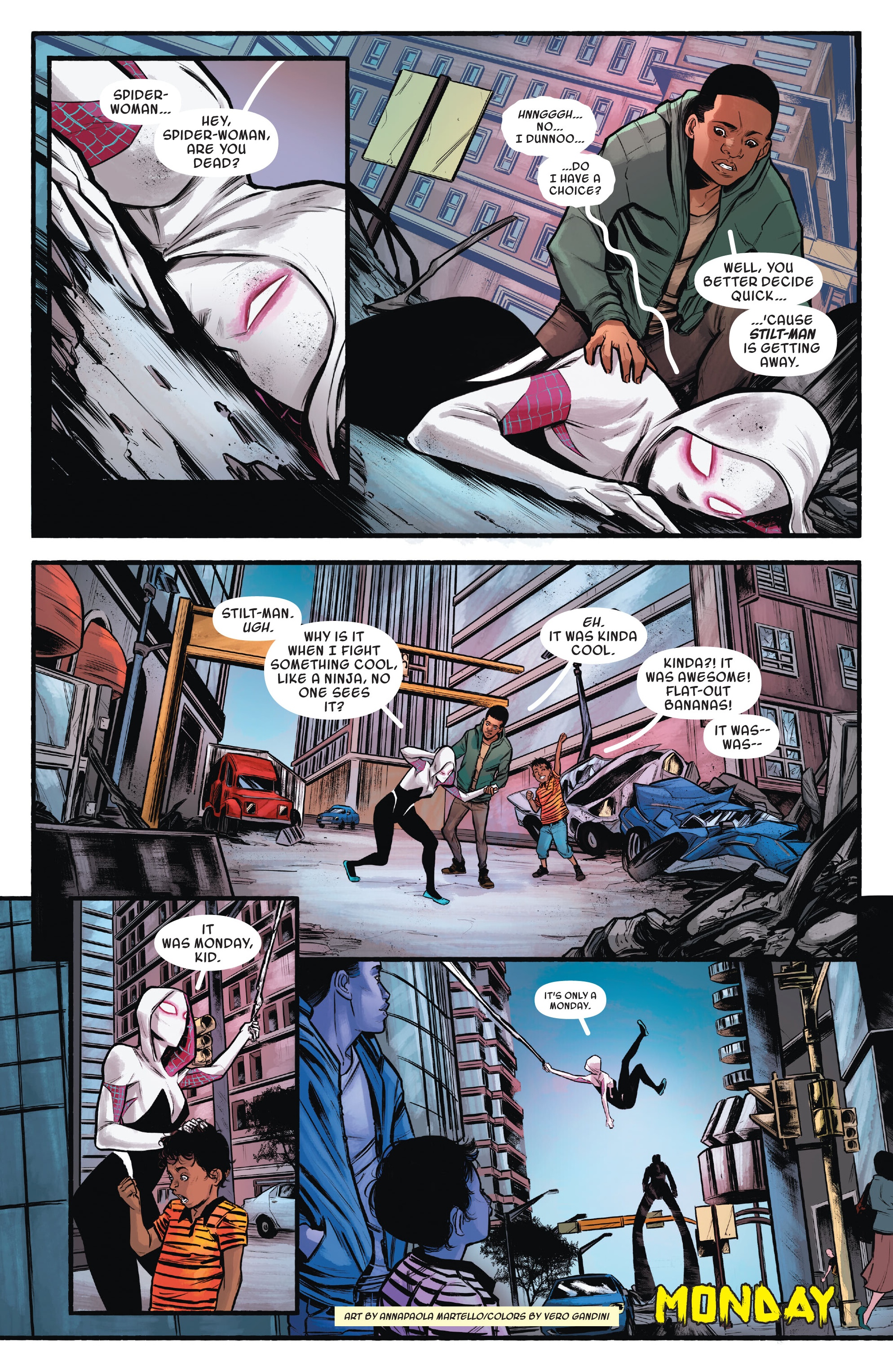 Spider-Gwen: Ghost-Spider - Edge of Spider-Verse (Modern Era Epic Collection) chapter 1 page 29
