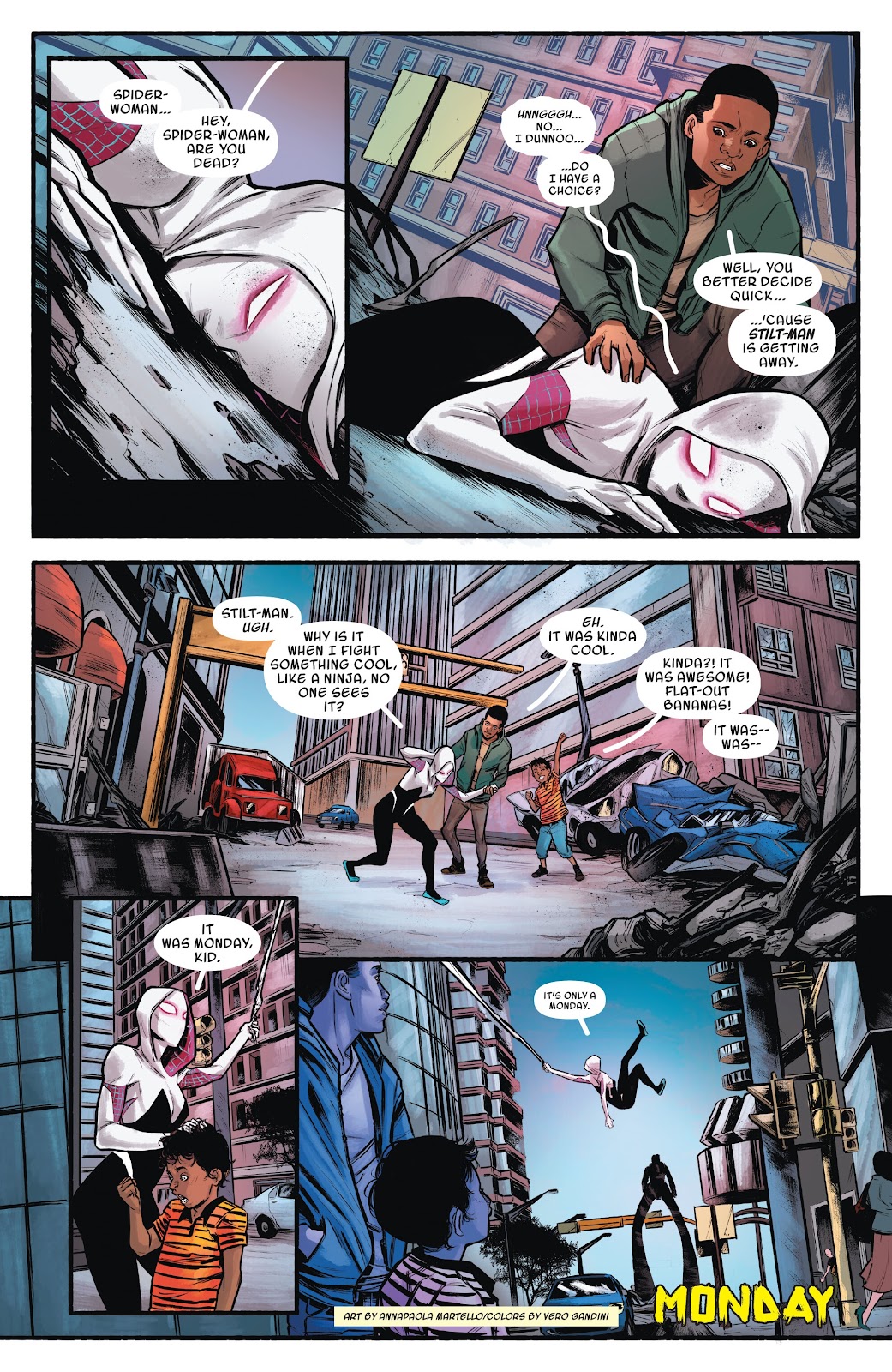 Spider-Gwen: Ghost-Spider Modern Era Epic Collection: Edge of Spider-Verse issue Weapon of Choice (Part 1) - Page 29
