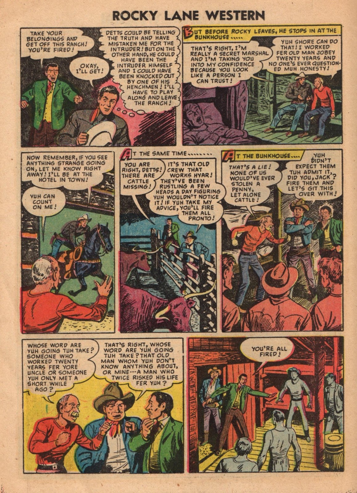 Rocky Lane Western (1954) issue 59 - Page 18
