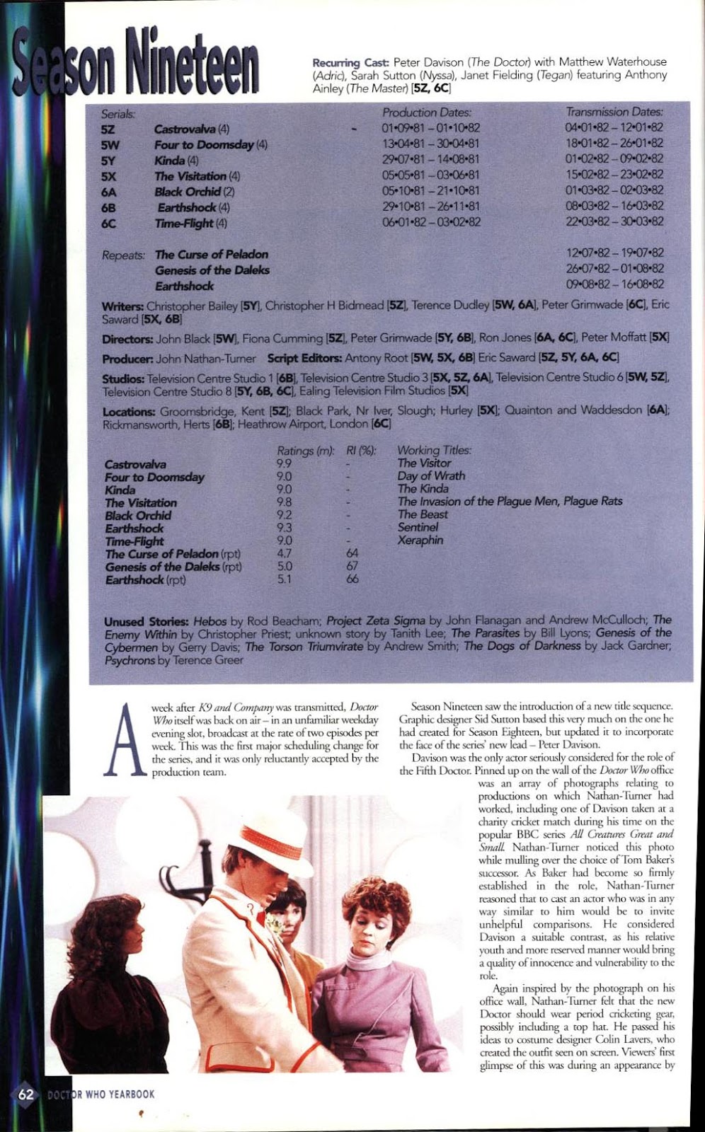 Doctor Who Yearbook issue 1996 - Page 62