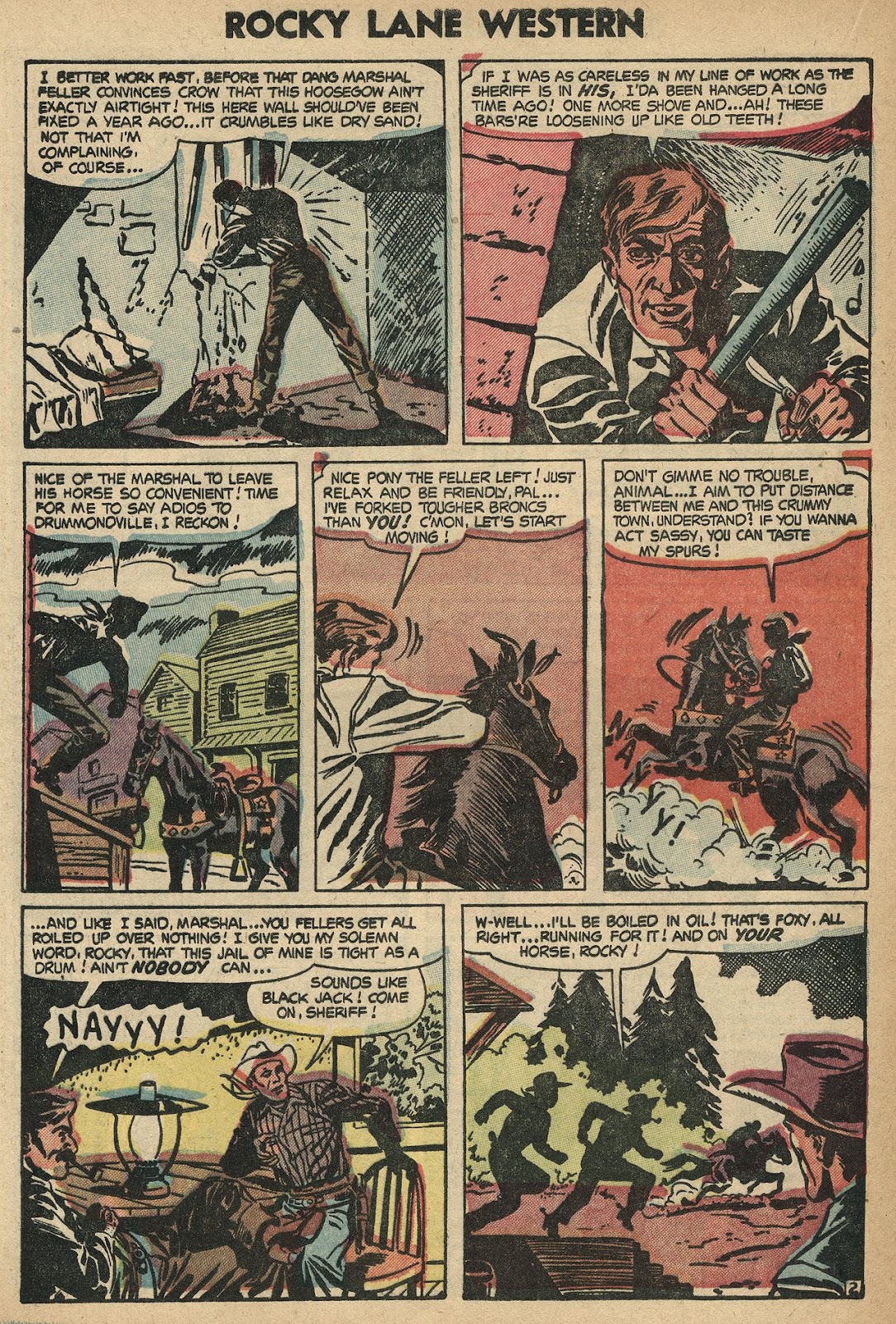 Rocky Lane Western (1954) issue 58 - Page 16