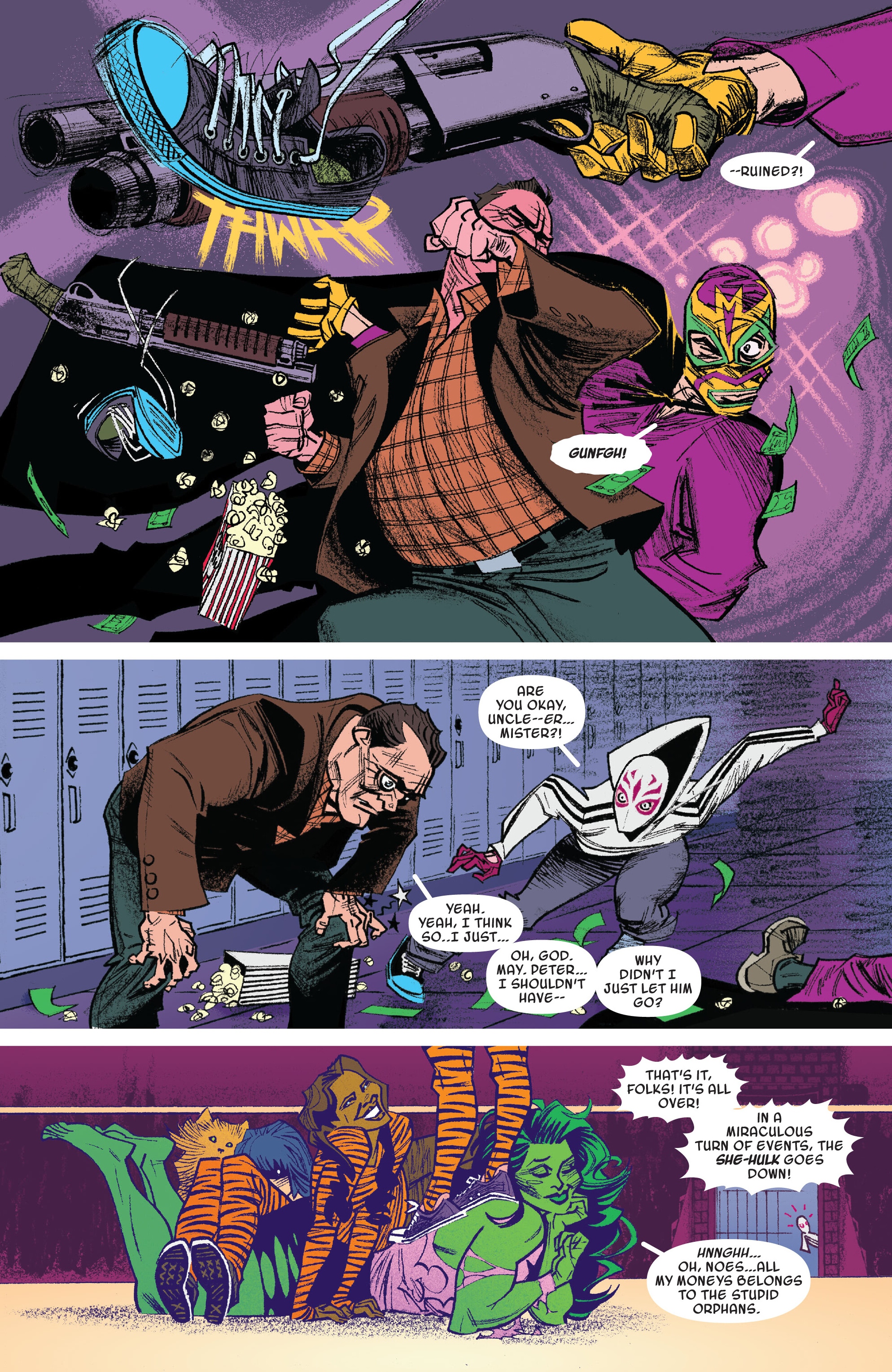 Spider-Gwen: Ghost-Spider - Edge of Spider-Verse (Modern Era Epic Collection) chapter 1 page 12