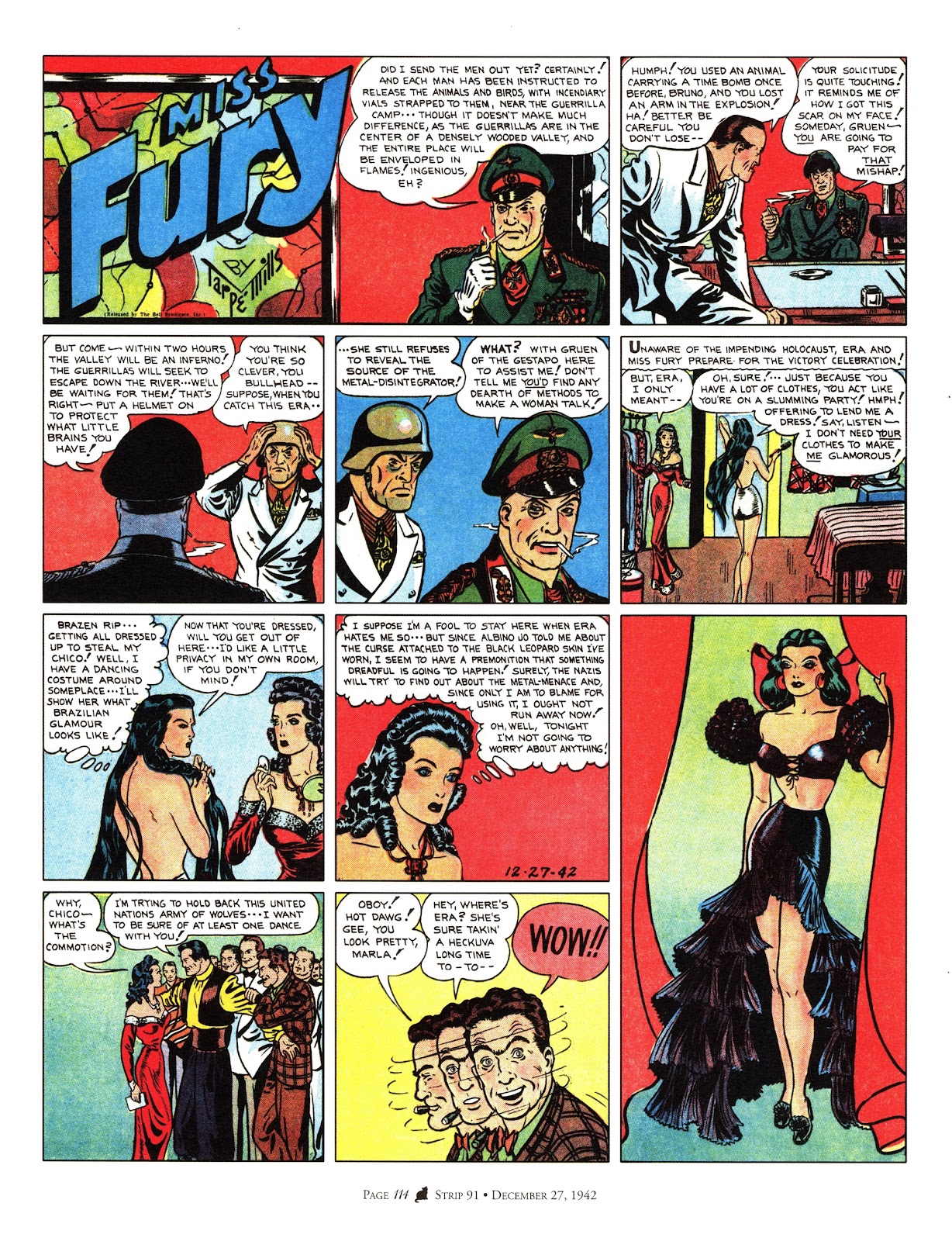 Miss Fury: Sensational Sundays 1941-1944 issue TPB - Page 122