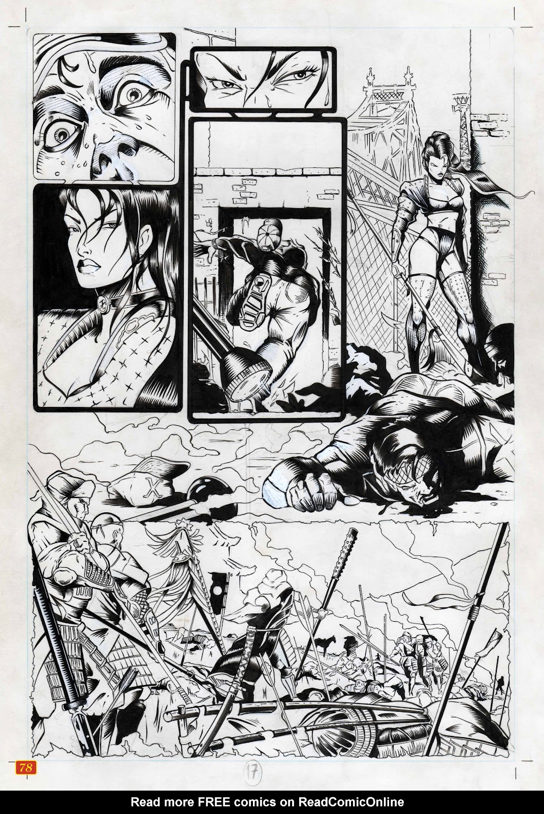 Shi: The Way of the Warrior – Original Art Edition issue TPB - Page 78