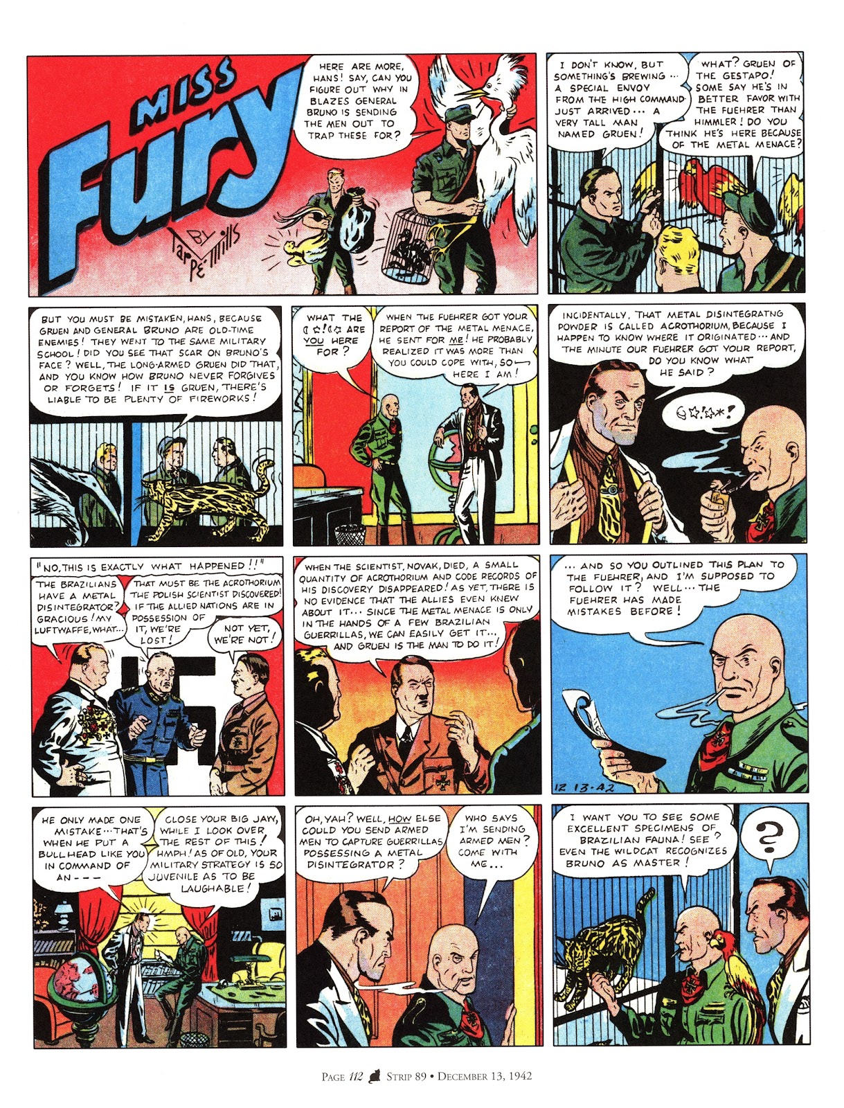 Miss Fury: Sensational Sundays 1941-1944 issue TPB - Page 120