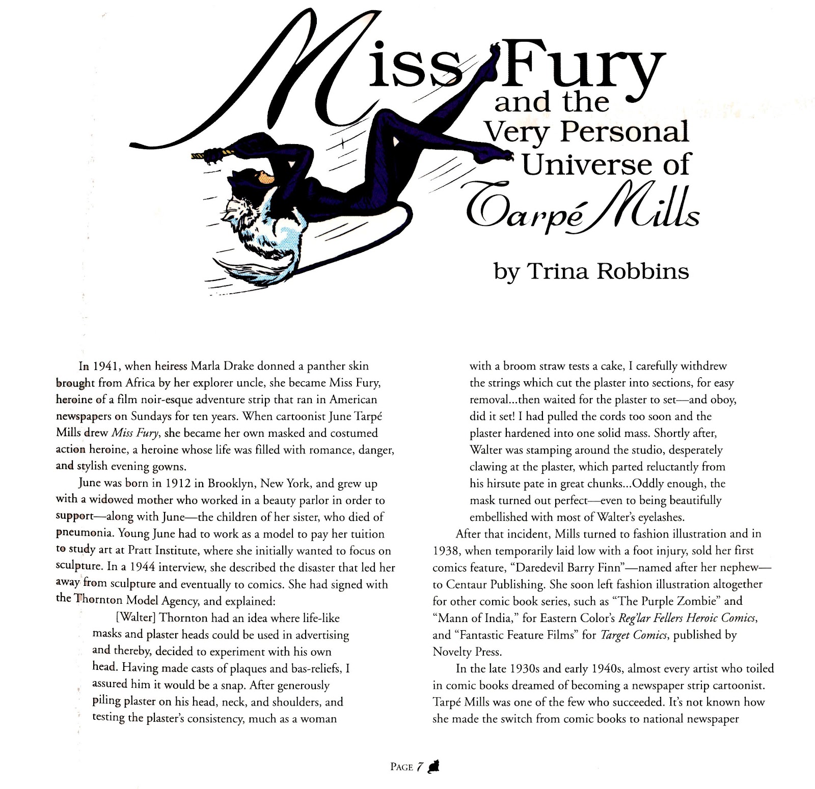 Miss Fury Sensational Sundays 1944-1949 issue TPB (Part 1) - Page 9