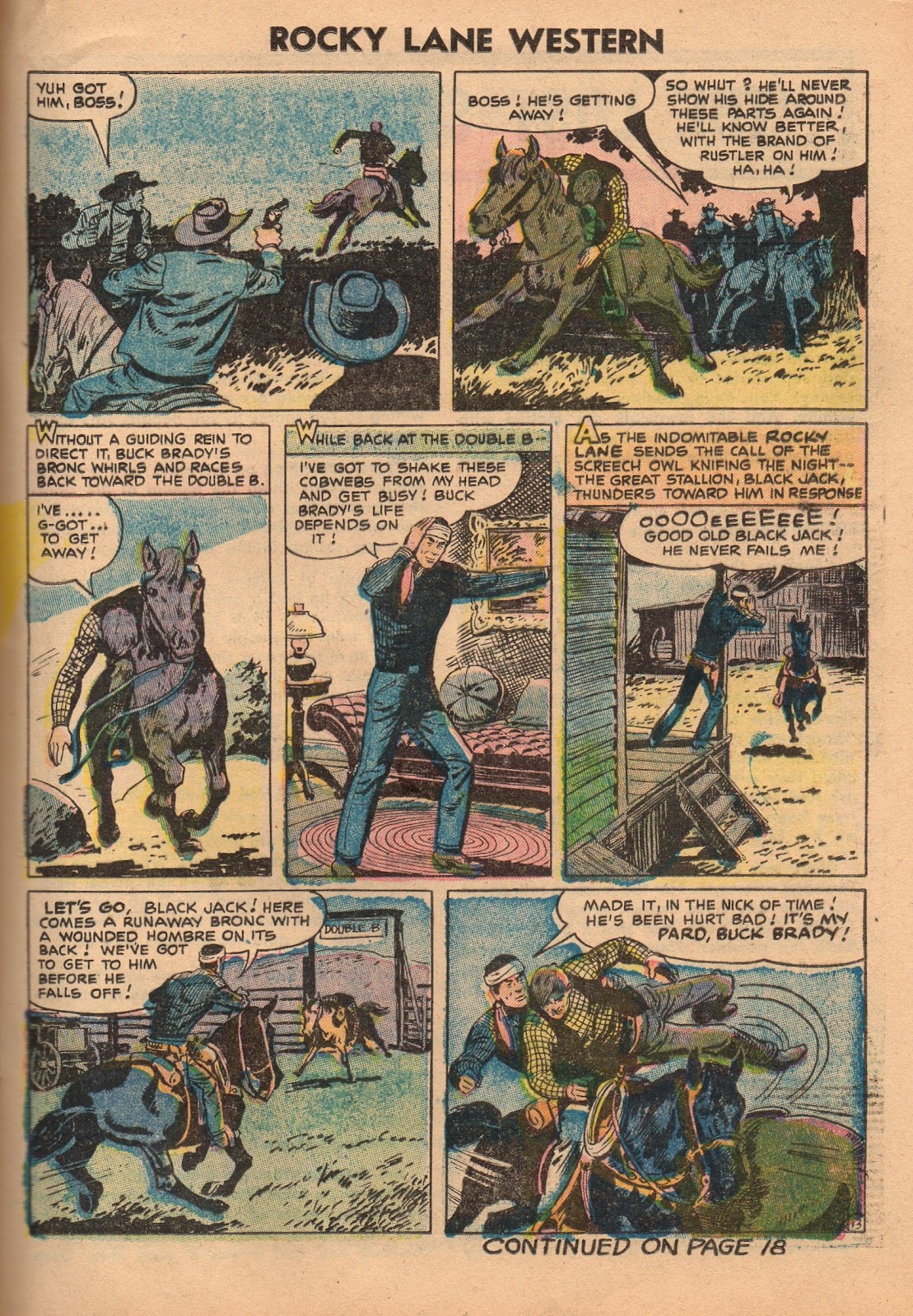 Rocky Lane Western (1954) issue 70 - Page 17