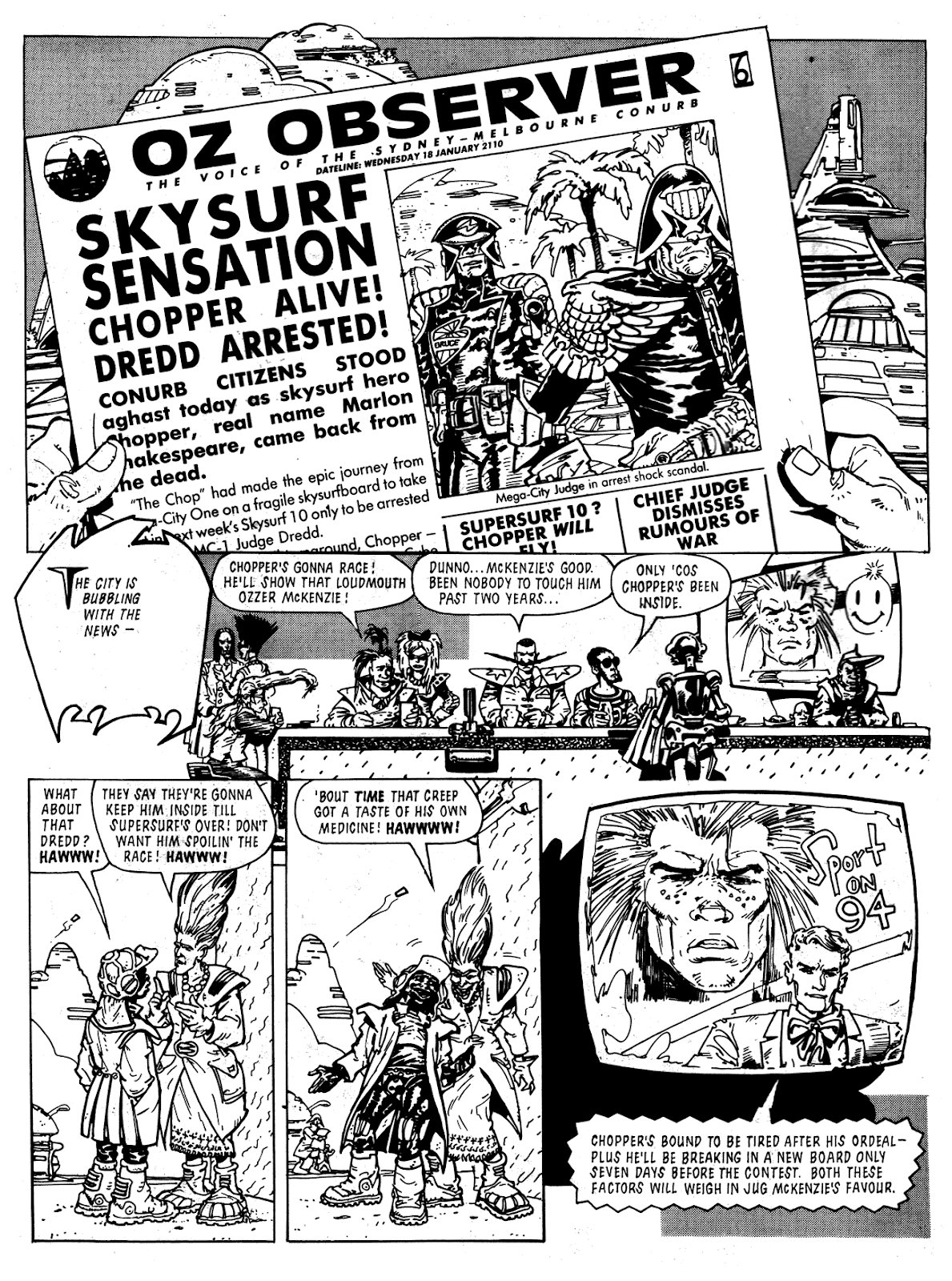 Judge Dredd: The Complete Judge Dredd in Oz issue TPB - Page 89