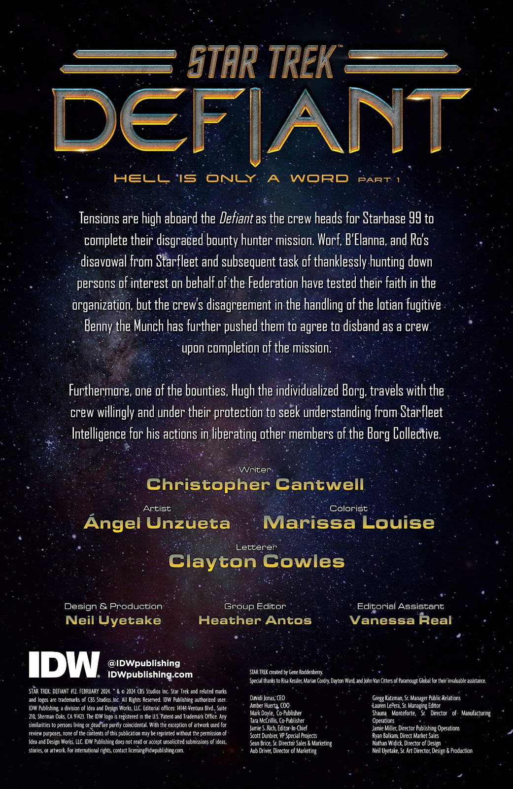 Star Trek: Defiant issue 12 - Page 2