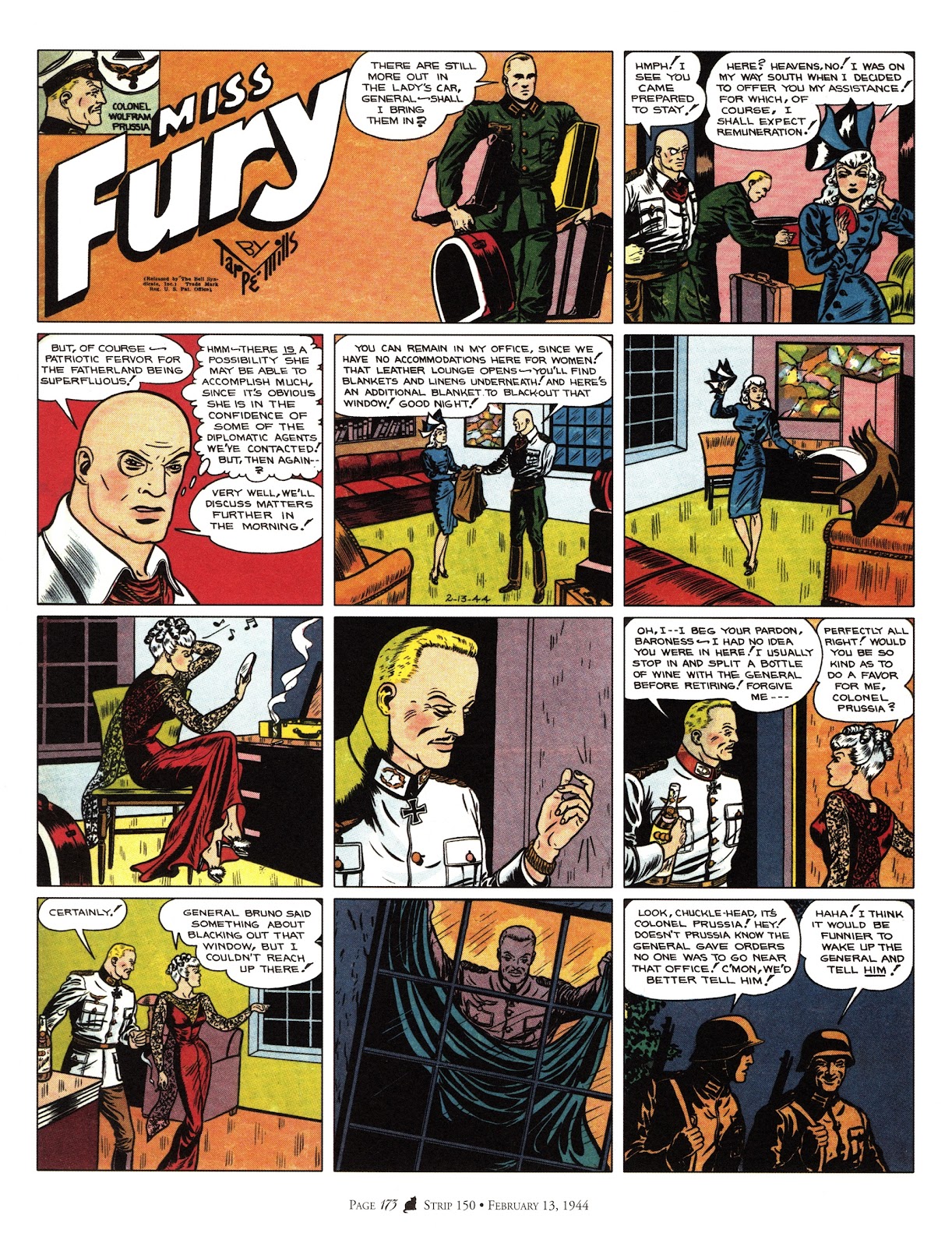 Miss Fury: Sensational Sundays 1941-1944 issue TPB - Page 181