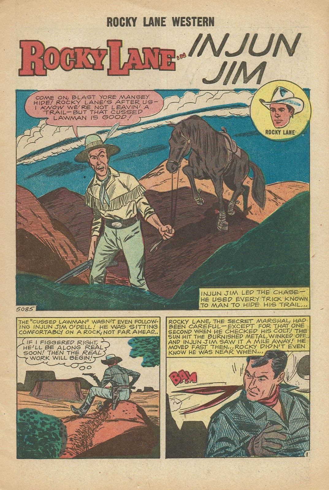 Rocky Lane Western (1954) issue 85 - Page 3