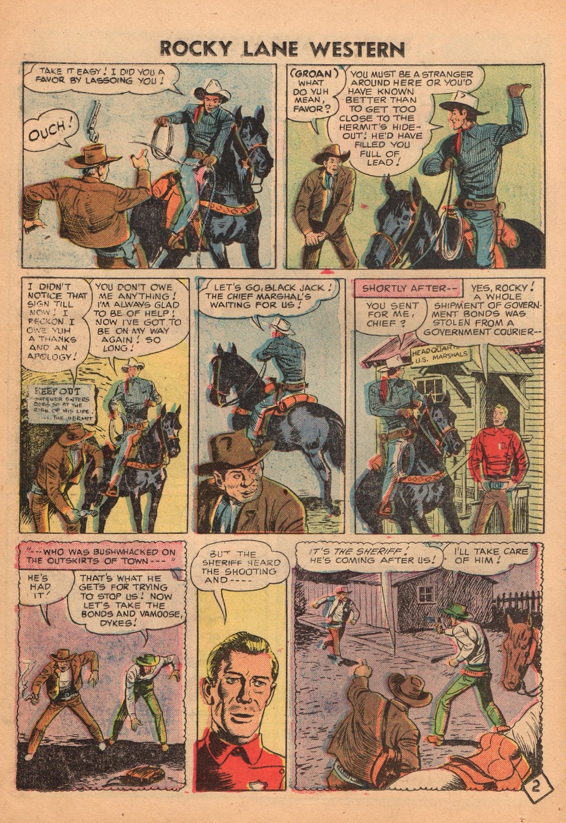 Rocky Lane Western (1954) issue 72 - Page 24