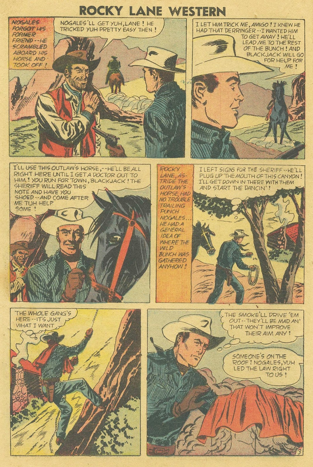 Rocky Lane Western (1954) issue 81 - Page 16
