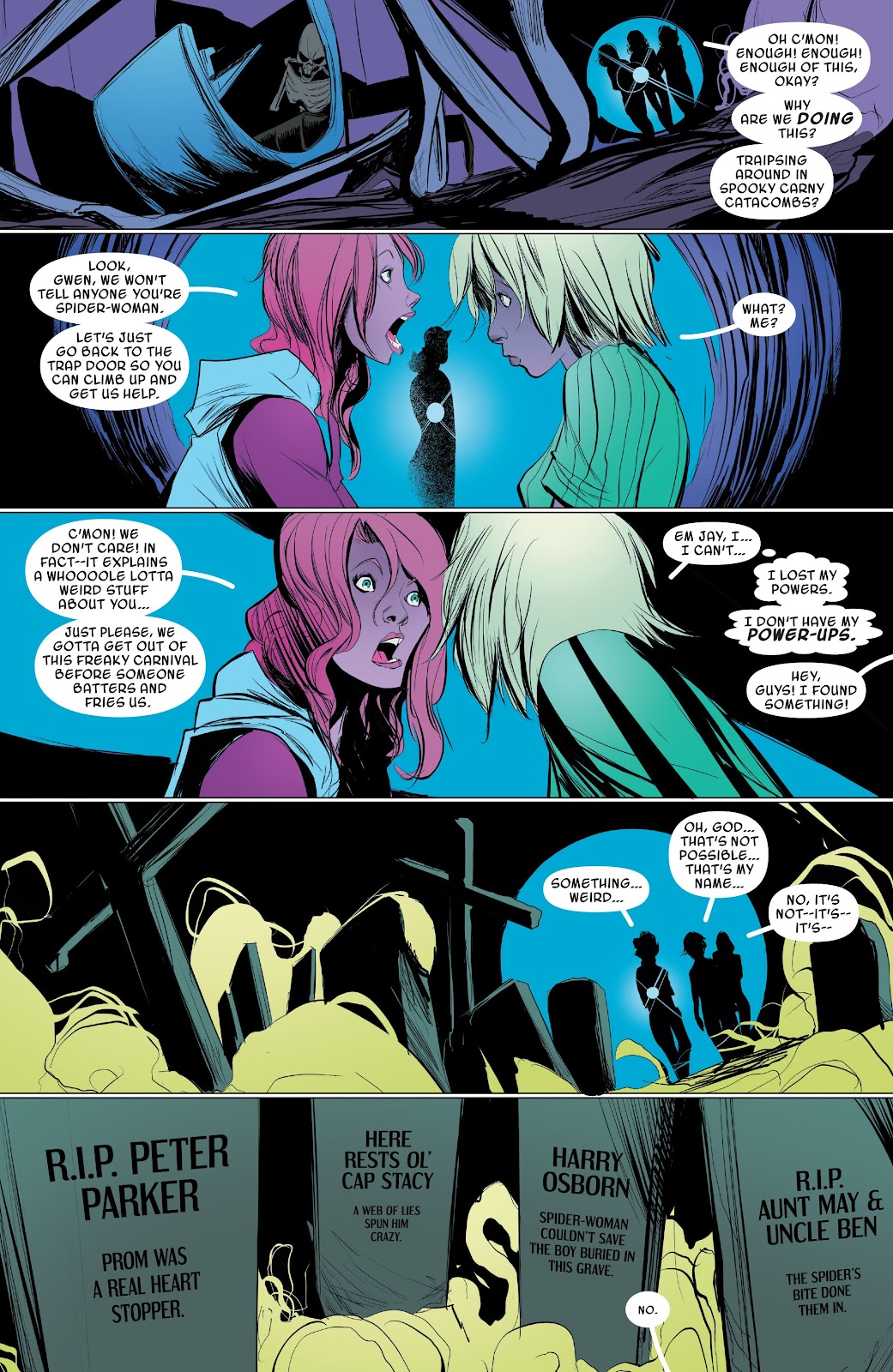Spider-Gwen: Ghost-Spider Modern Era Epic Collection: Edge of Spider-Verse issue Weapon of Choice (Part 1) - Page 161