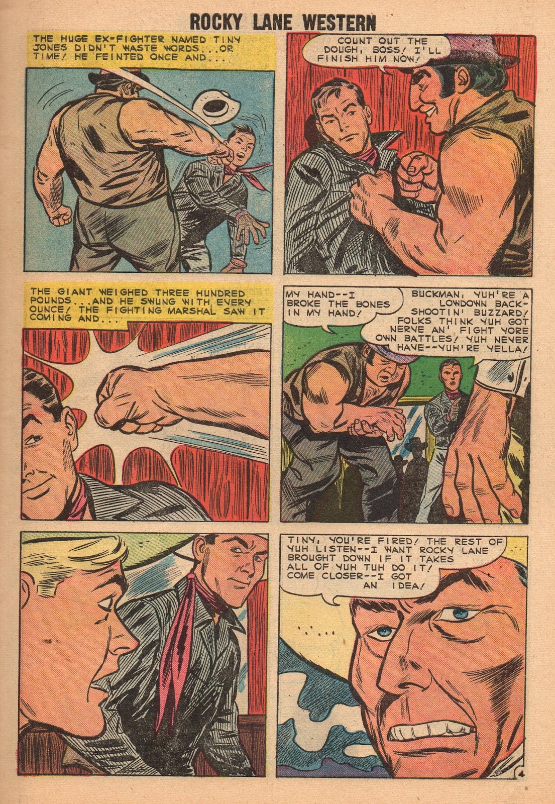 Rocky Lane Western (1954) issue 86 - Page 7