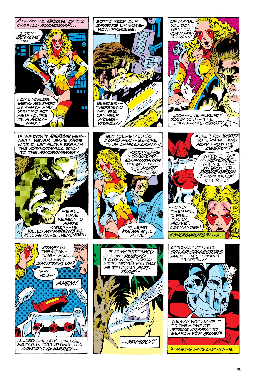 Micronauts: The Original Marvel Years Omnibus issue TPB (Part 1) - Page 75