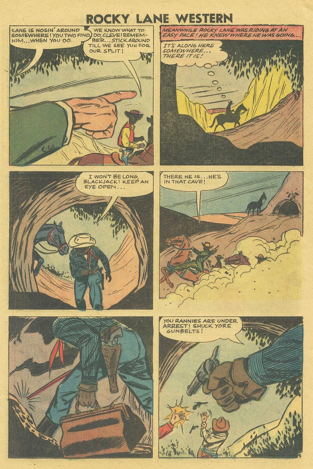 Rocky Lane Western (1954) issue 81 - Page 24