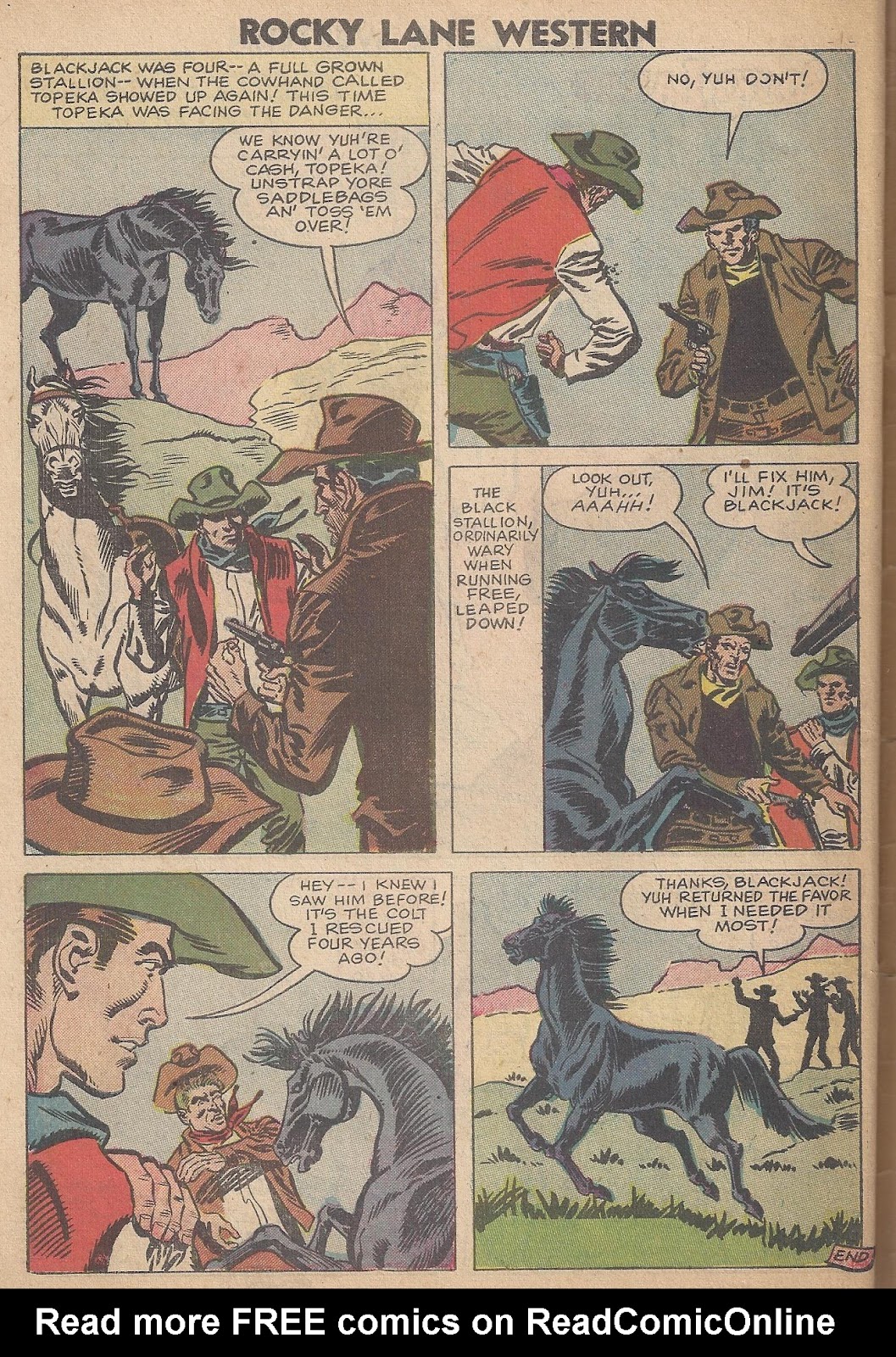 Rocky Lane Western (1954) issue 80 - Page 34