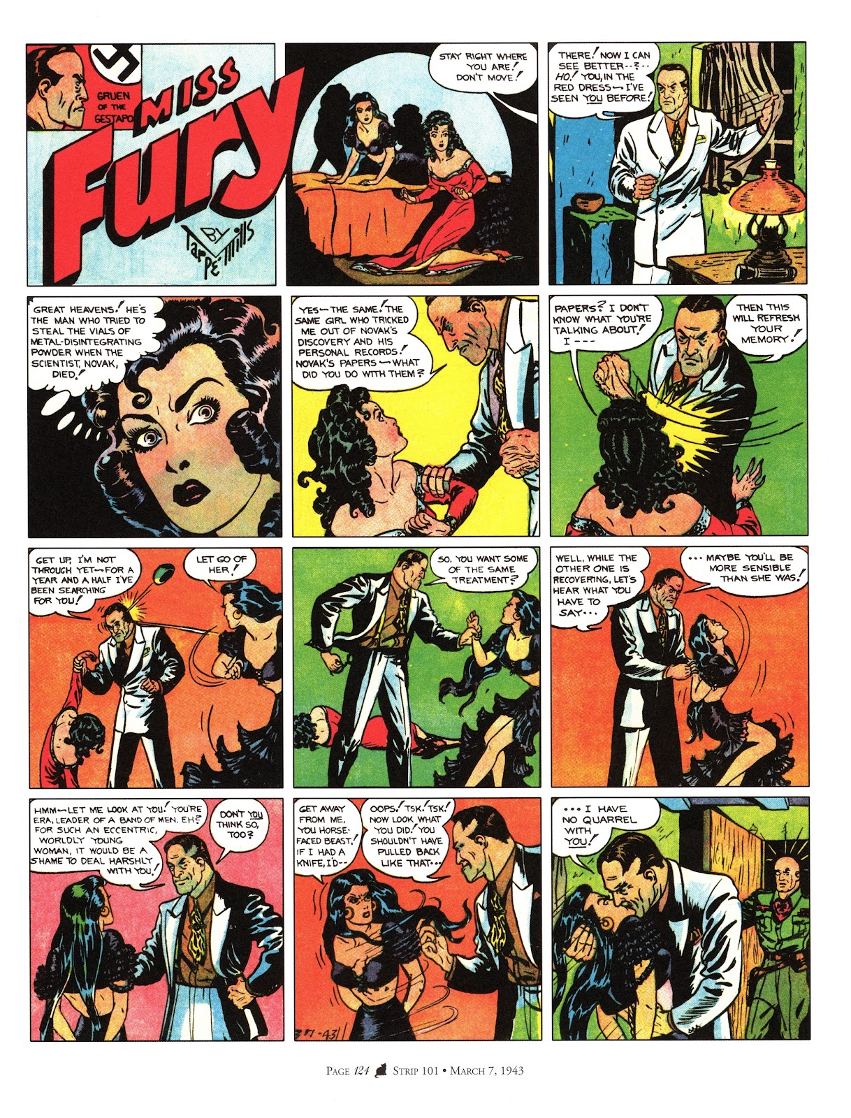 Miss Fury: Sensational Sundays 1941-1944 issue TPB - Page 132