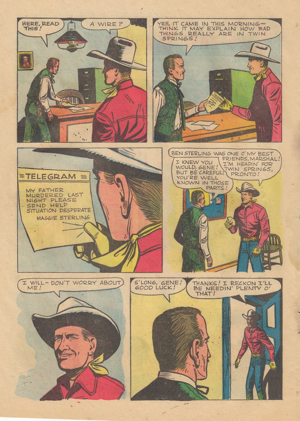 Gene Autry Comics (1946) issue 37 - Page 36