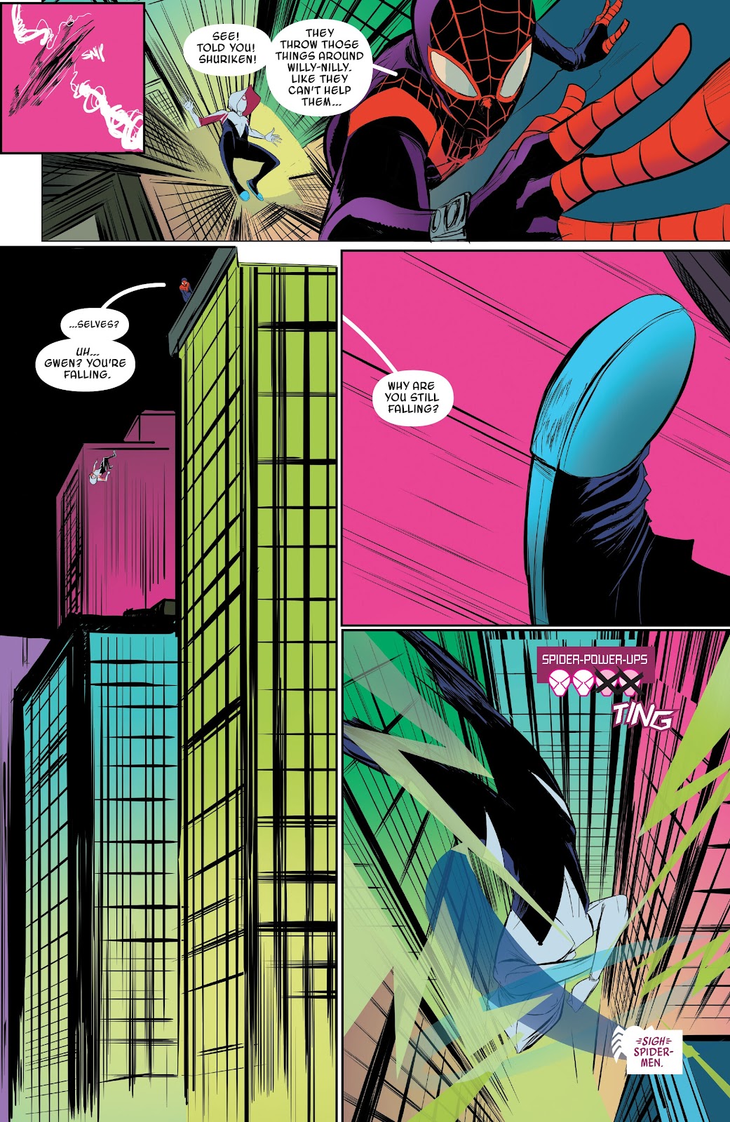 Spider-Gwen: Ghost-Spider Modern Era Epic Collection: Edge of Spider-Verse issue Weapon of Choice (Part 1) - Page 239