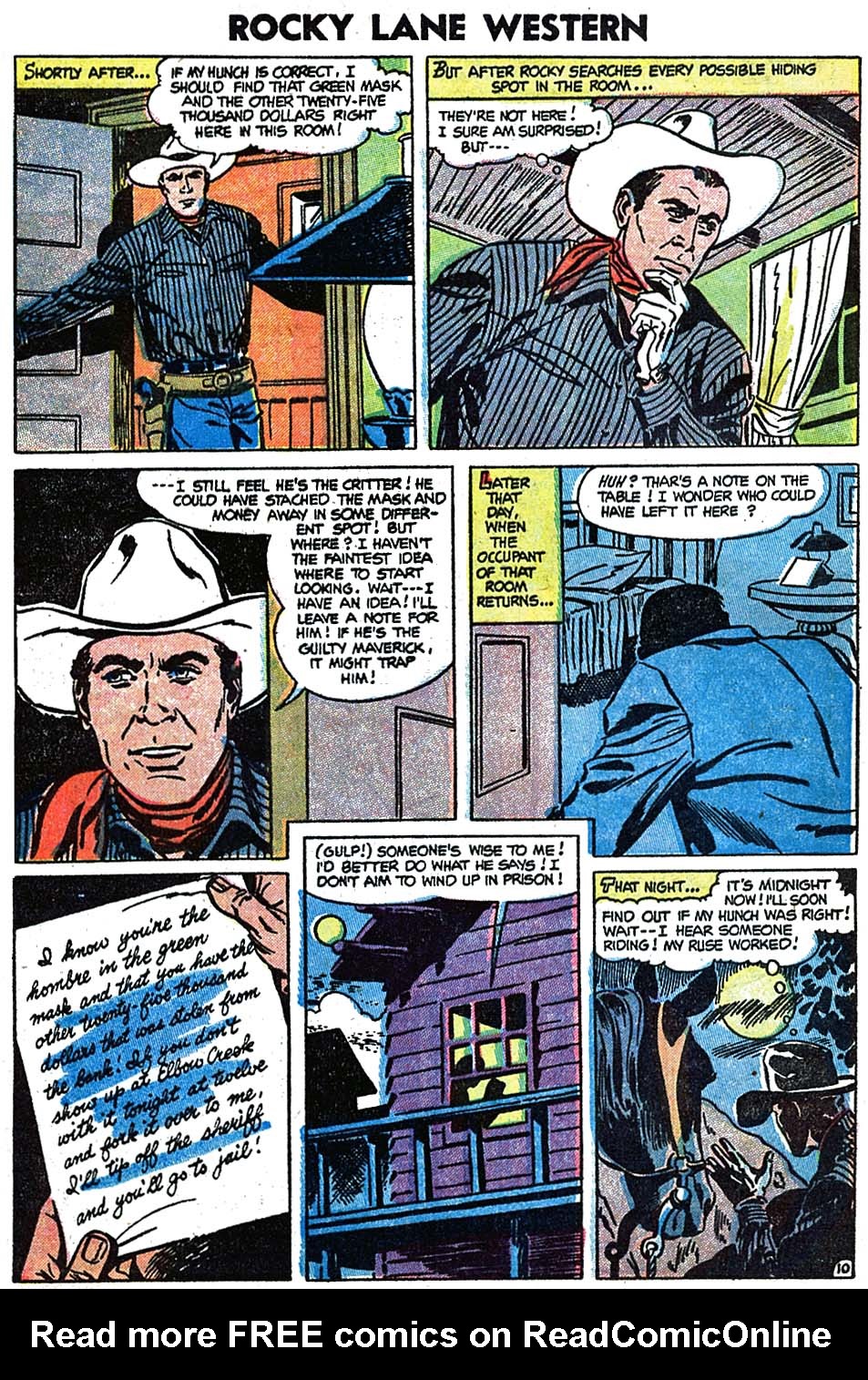Rocky Lane Western (1954) issue 60 - Page 11