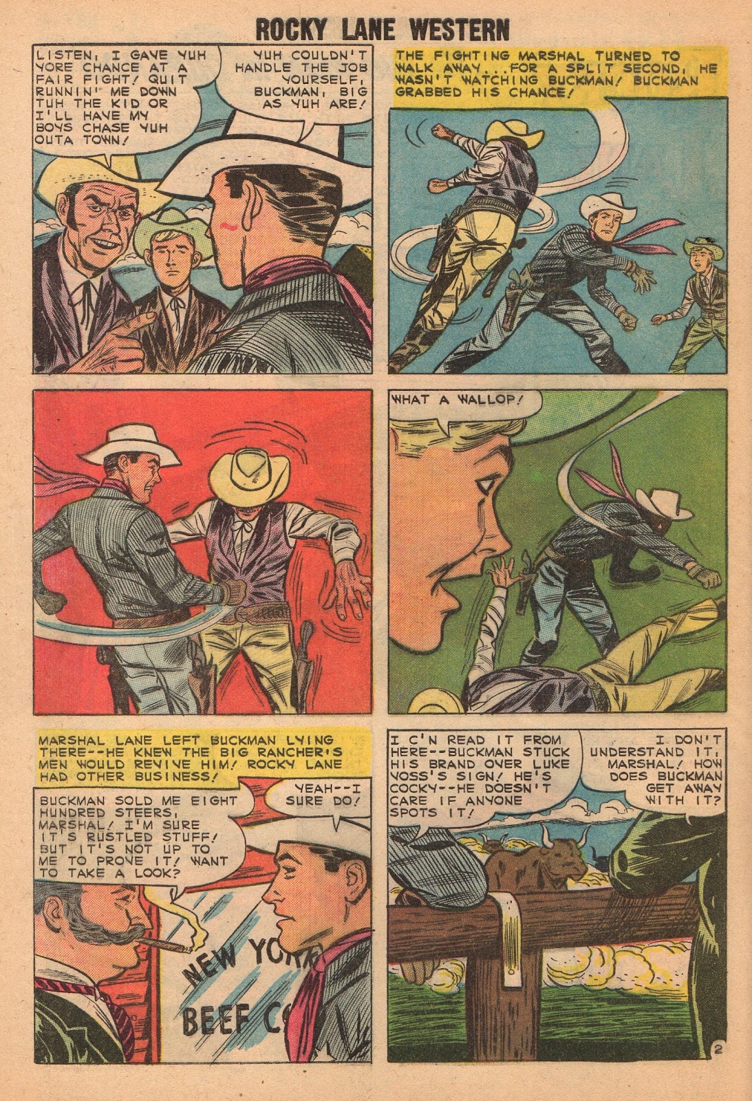 Rocky Lane Western (1954) issue 86 - Page 4