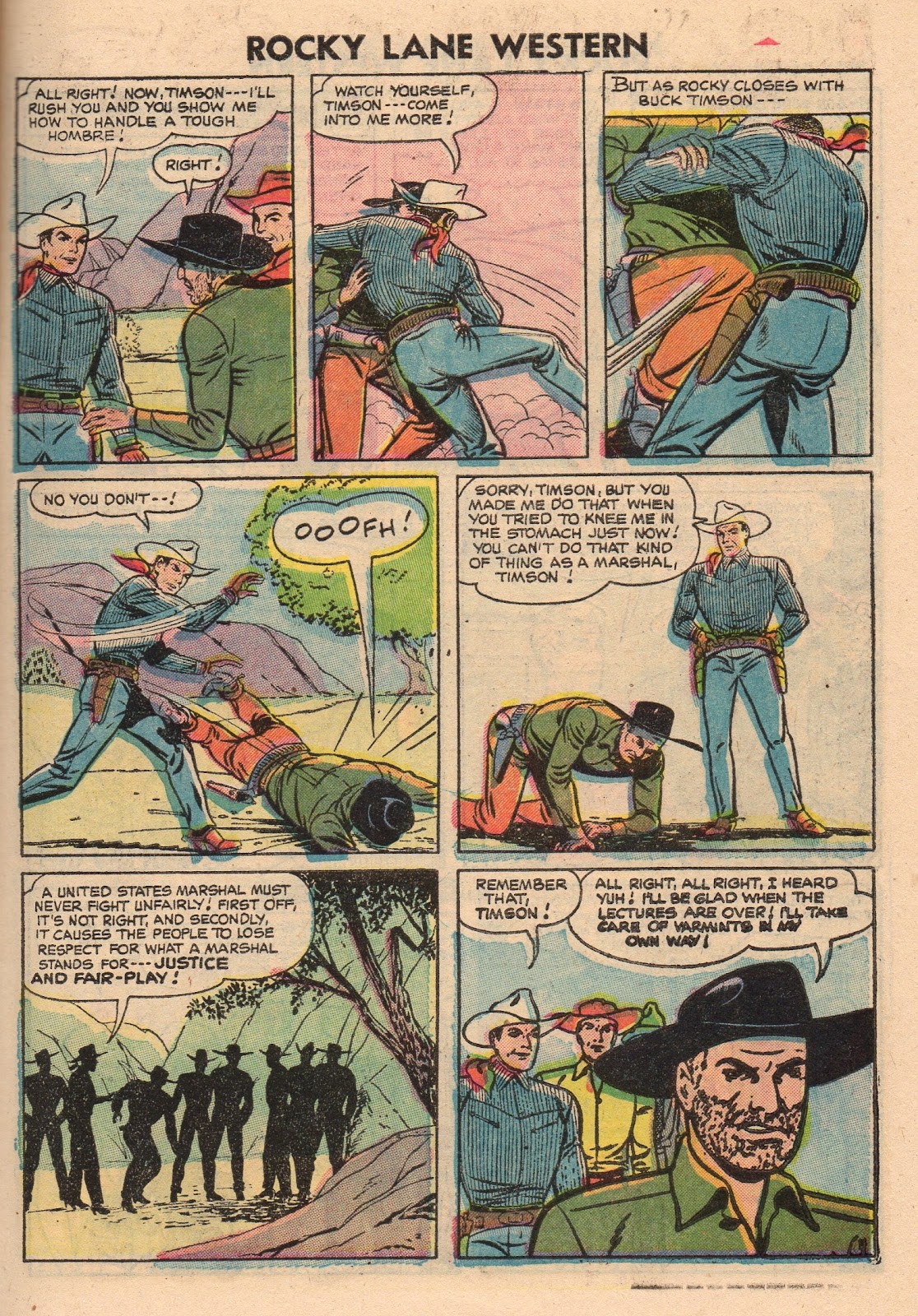 Rocky Lane Western (1954) issue 71 - Page 7