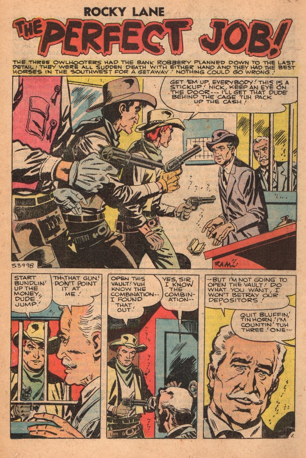 Rocky Lane Western (1954) issue 83 - Page 18