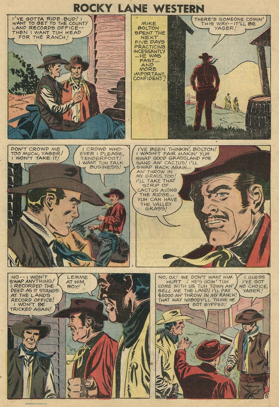Rocky Lane Western (1954) issue 82 - Page 23