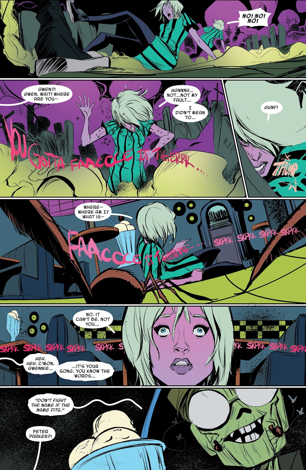 Spider-Gwen: Ghost-Spider Modern Era Epic Collection: Edge of Spider-Verse issue Weapon of Choice (Part 1) - Page 162
